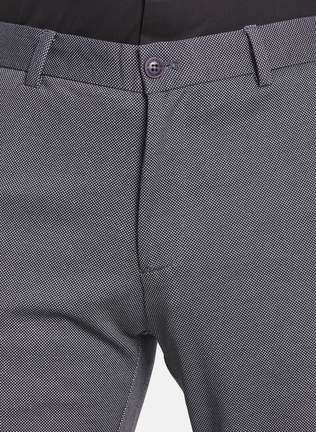 Men Black Slim Fit Trouser