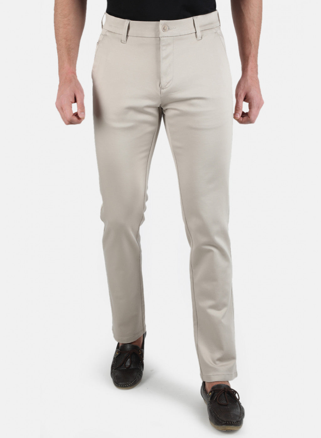 Men Grey Regular Fit Trouser