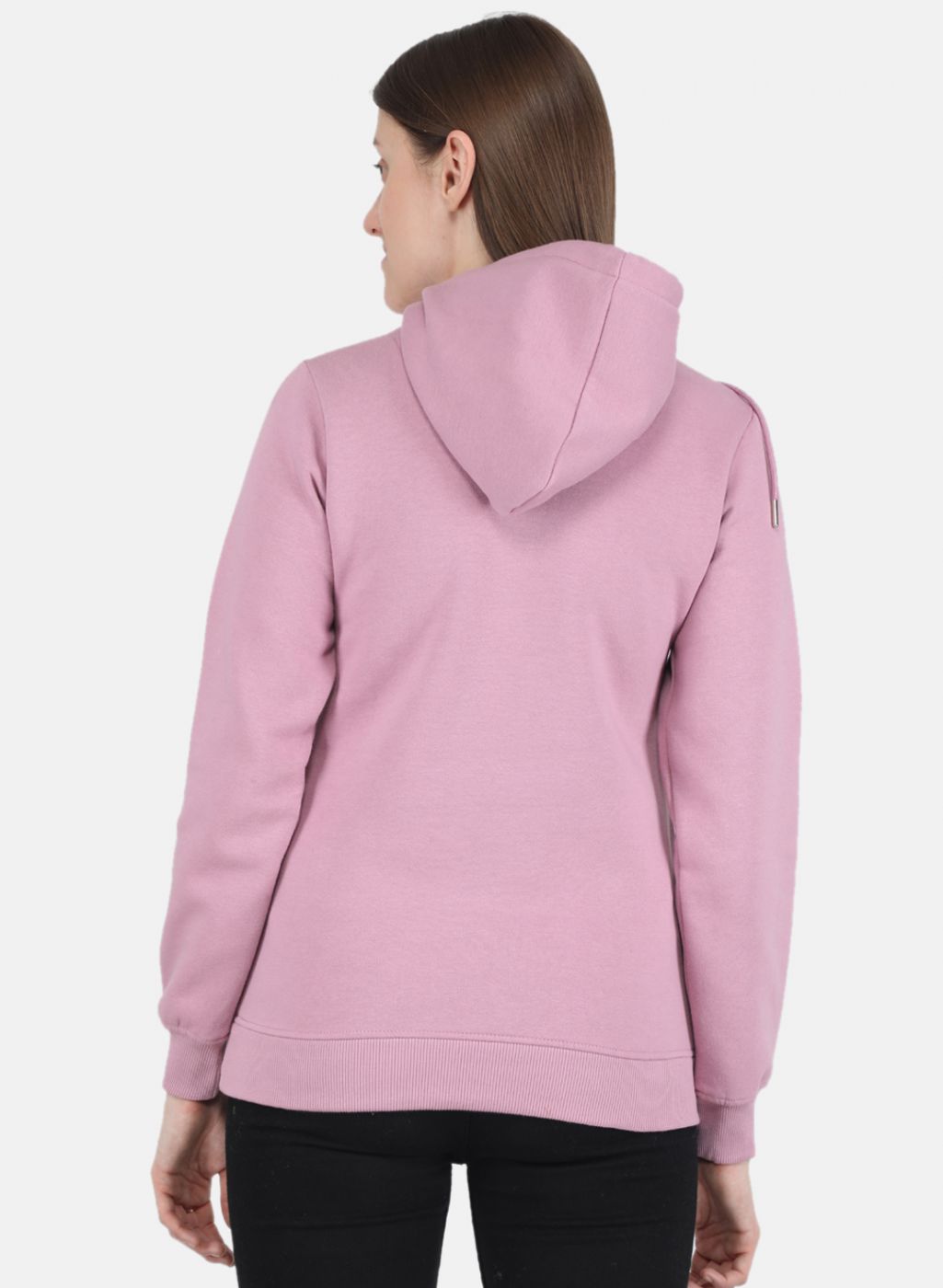 Women Purple Embroidered Sweatshirt