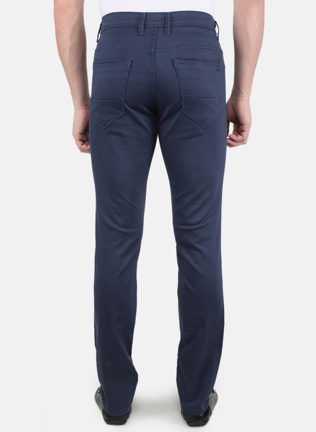 Men Blue Smart Fit Trouser