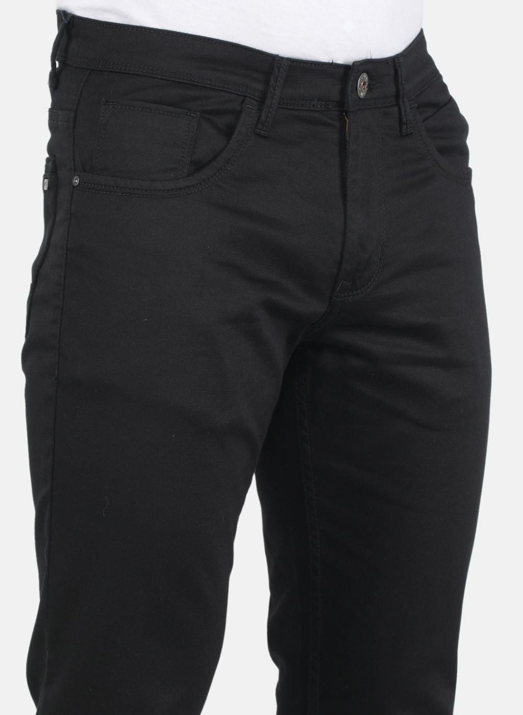 Men Black Smart Fit Trouser