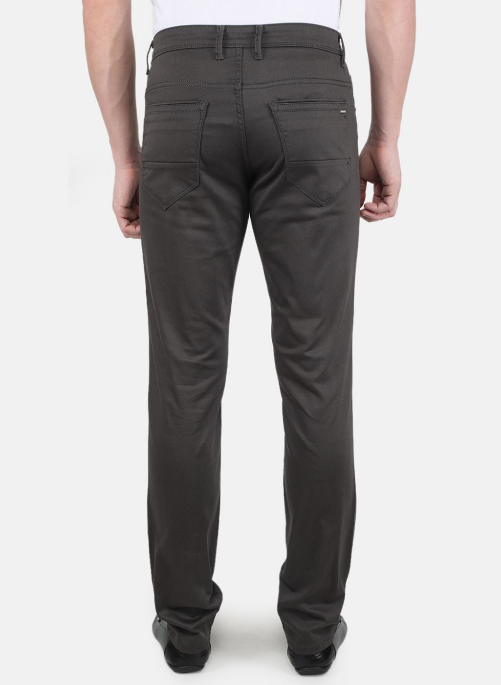 Men Grey Smart Fit Trouser