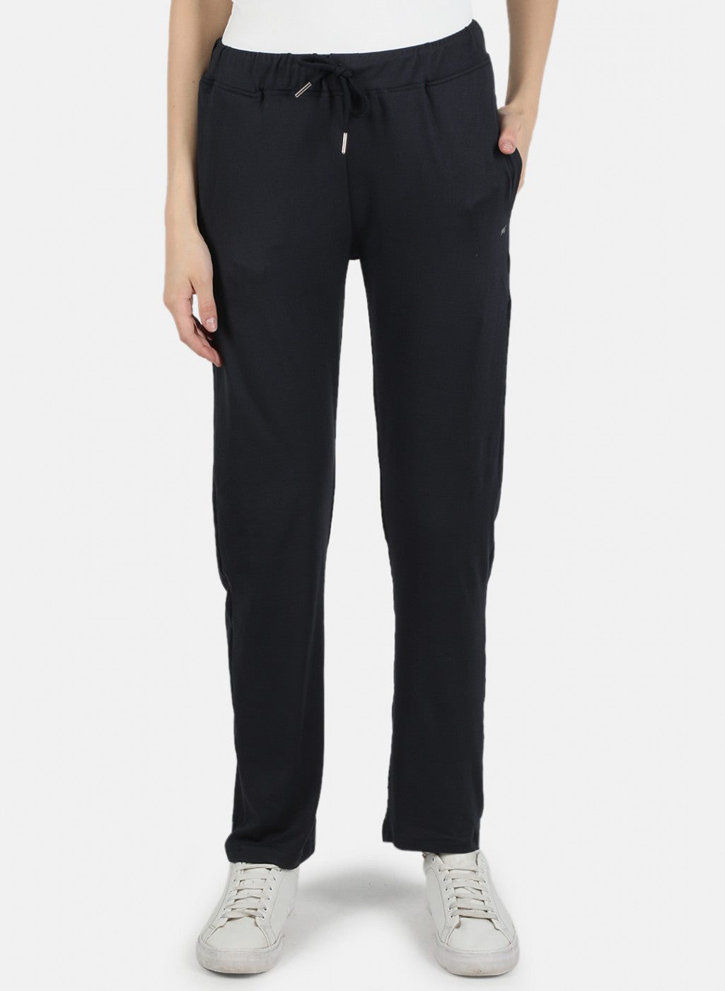 Women Navy Blue Regular Fit Lower