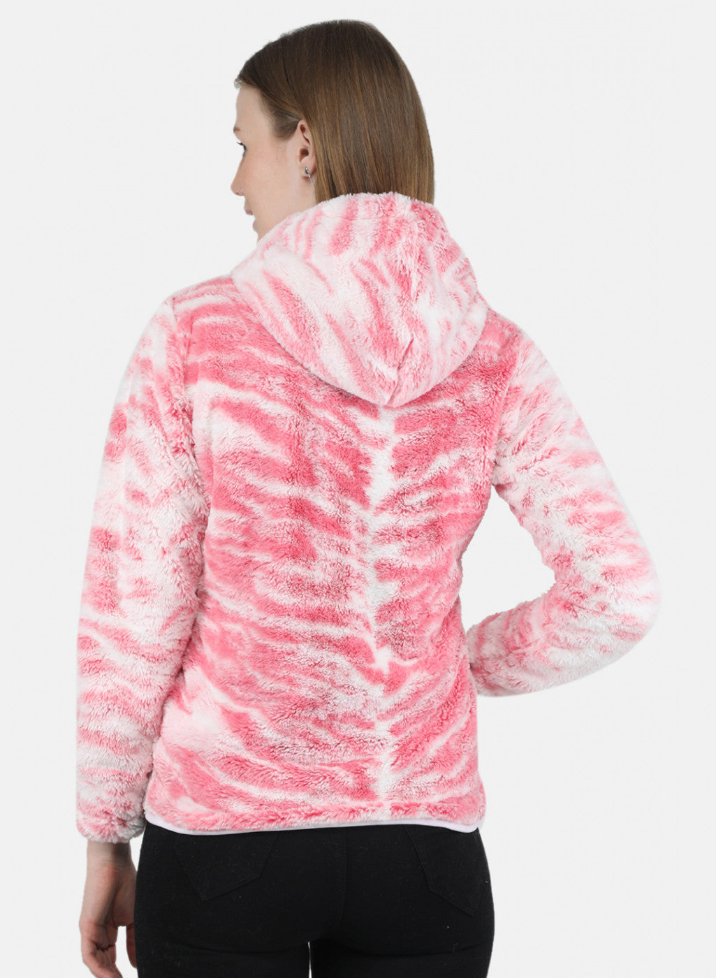 Women Pink Solid Sweatshirt