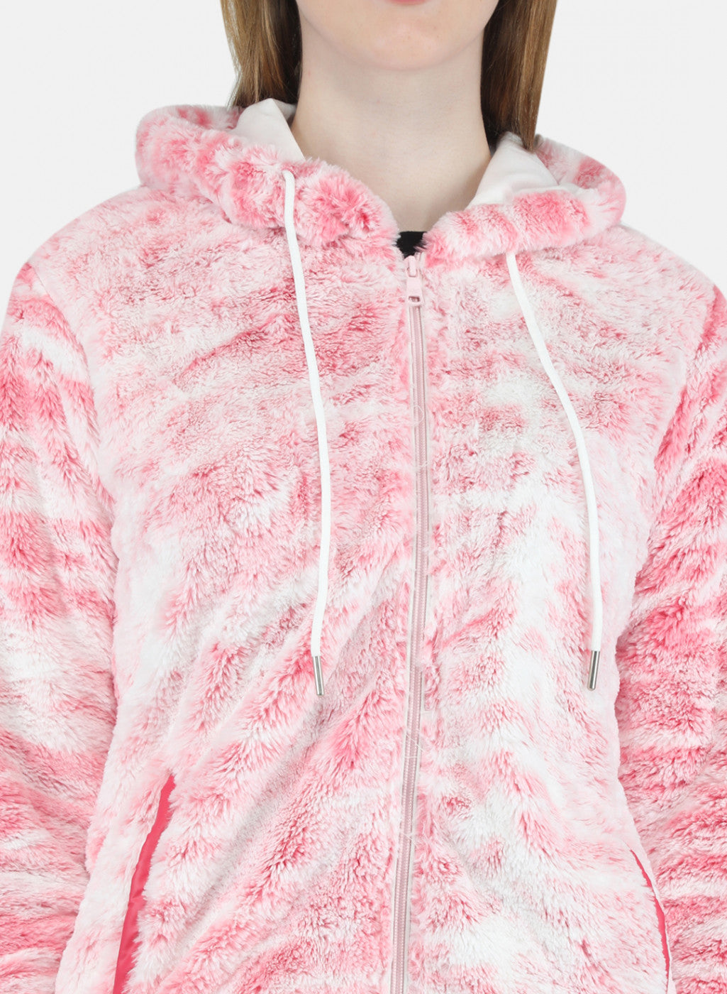 Women Pink Solid Sweatshirt