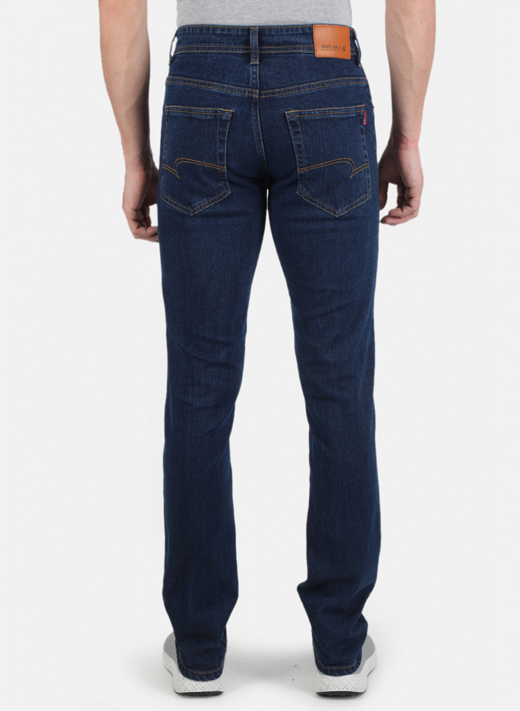 Men Navy Blue Narrow Fit Denim