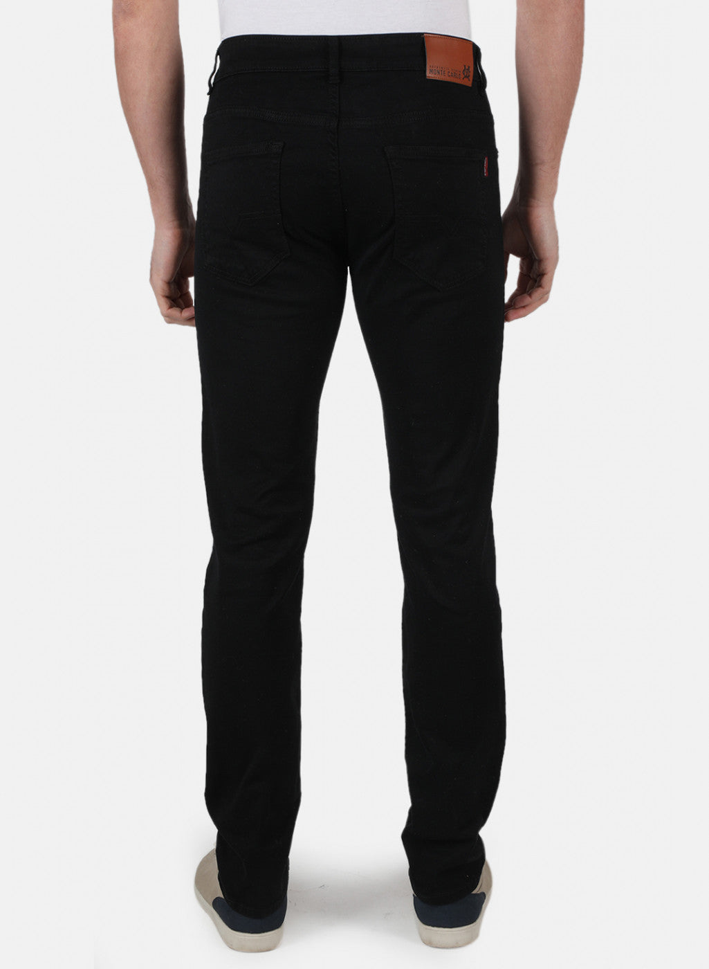 Men Black Narrow Fit Denim