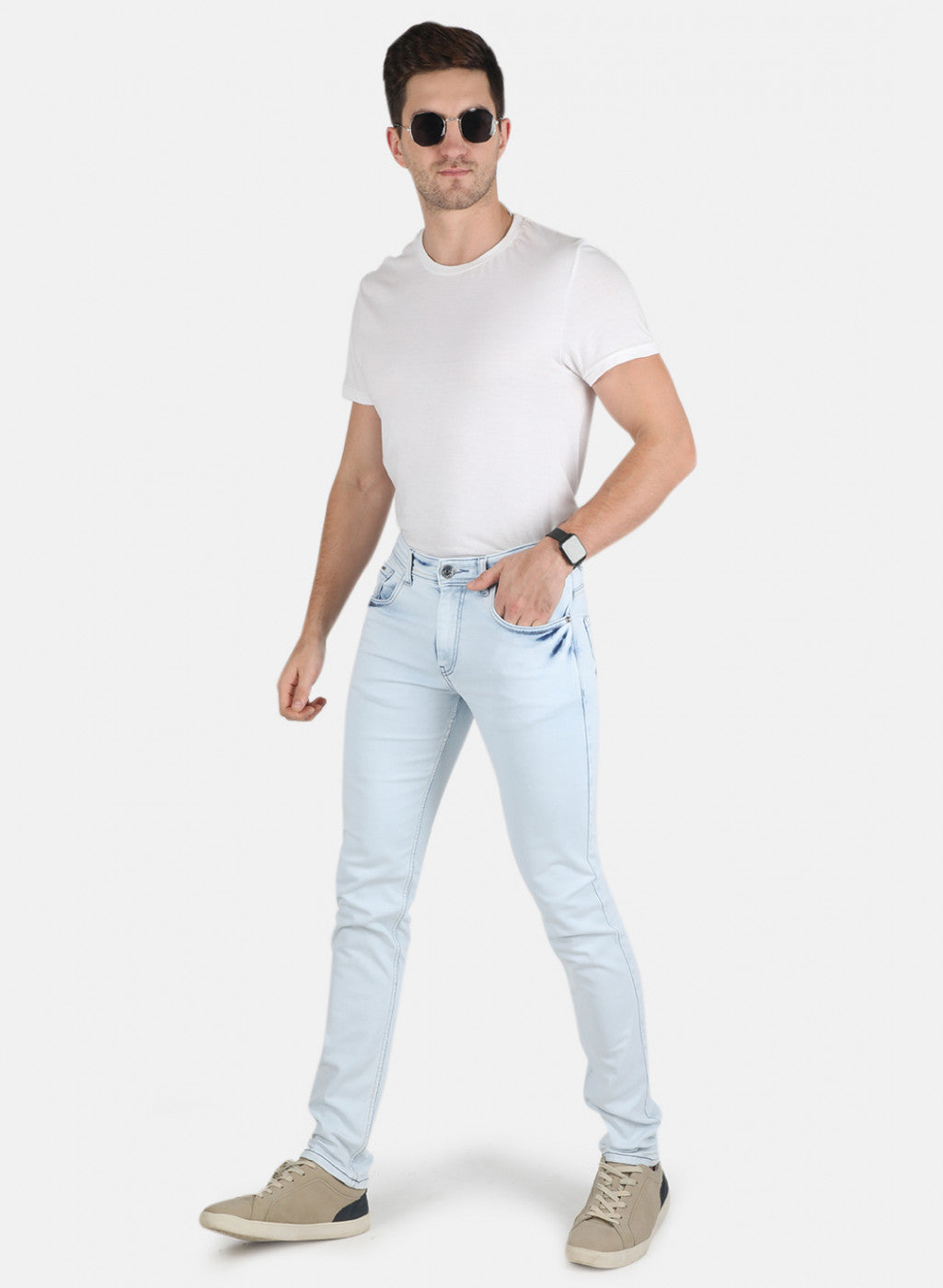 Men Blue Skinny Fit Denim