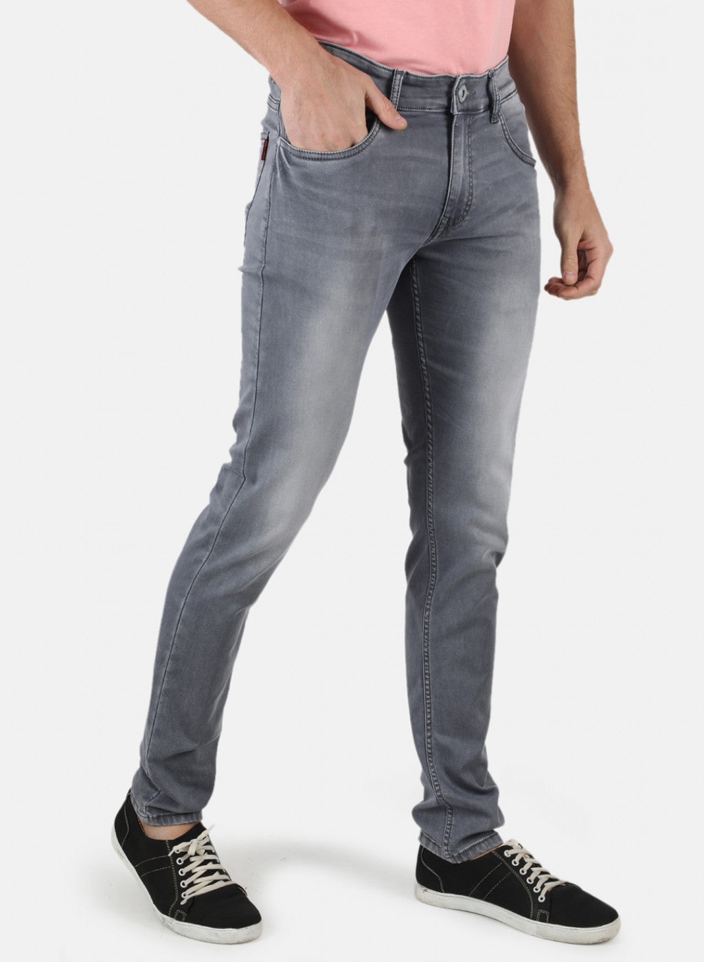 Men Grey Skinny Fit Denim