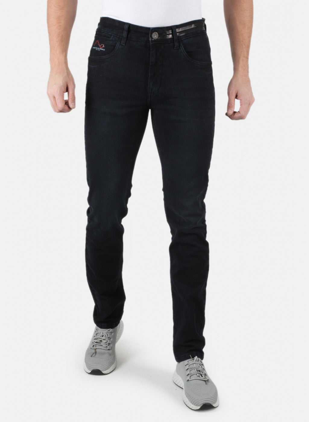 Men Black Narrow Fit Denim