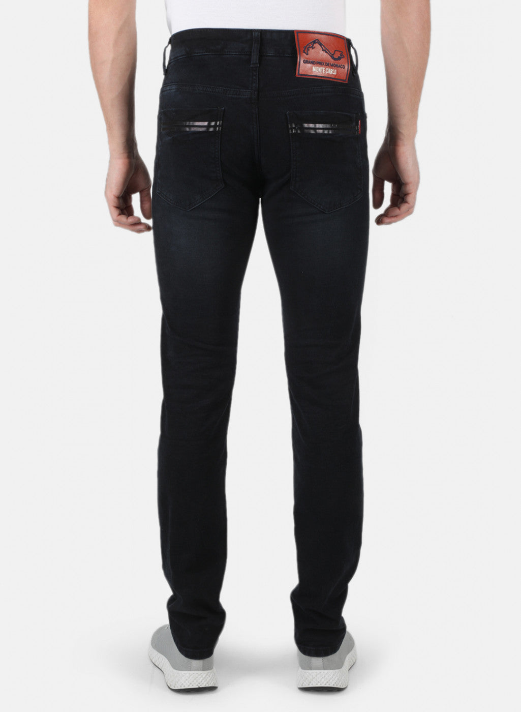 Men Black Narrow Fit Denim