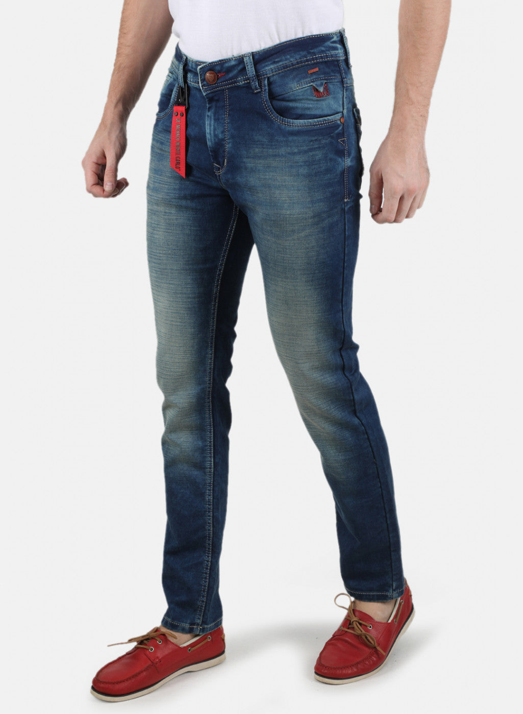 Men Blue Narrow Fit Denim