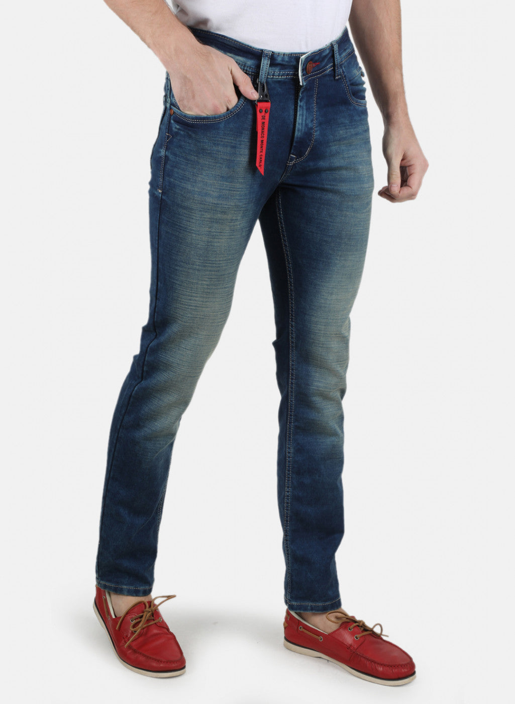 Men Blue Narrow Fit Denim