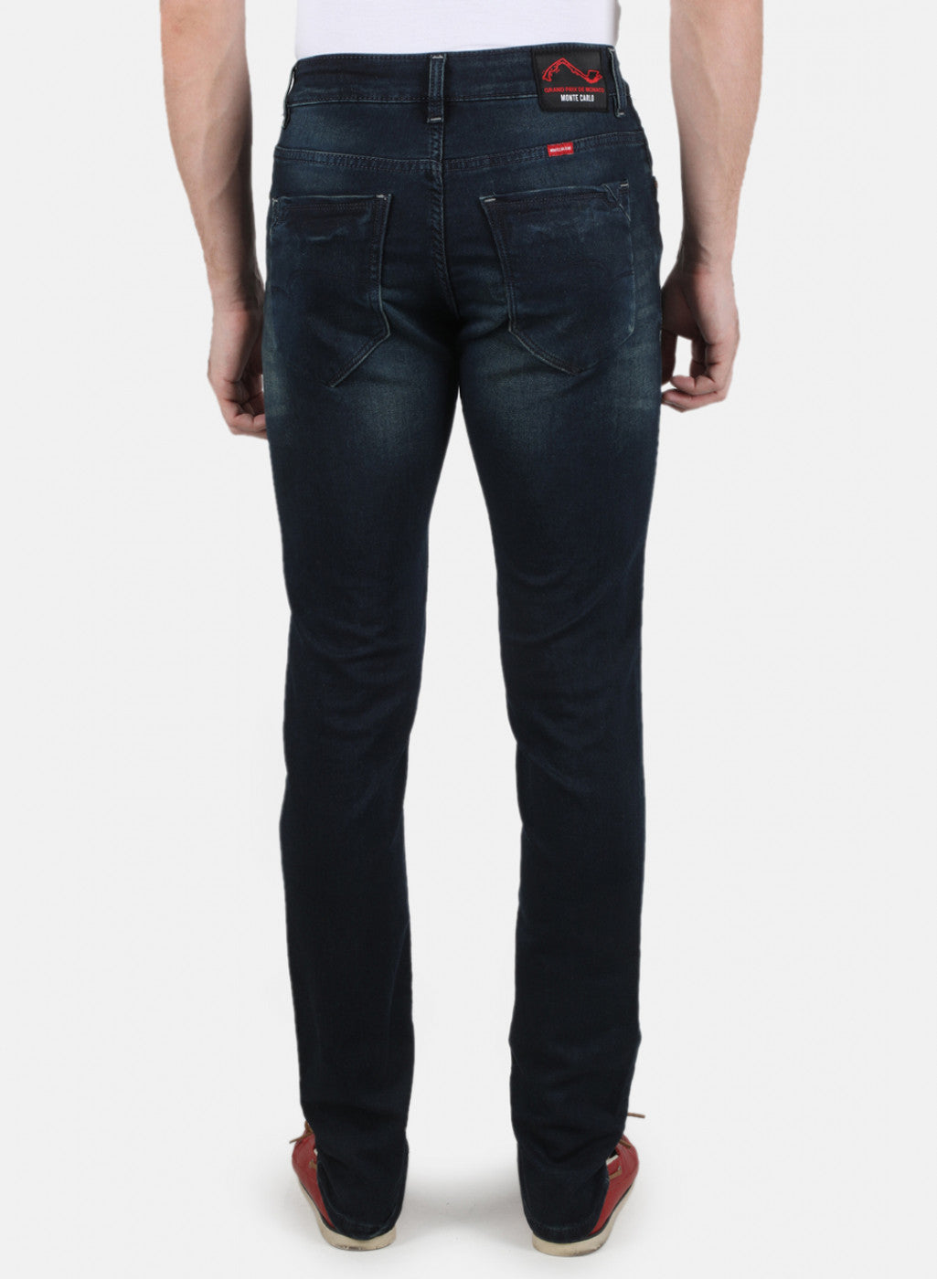 Men Green Narrow Fit Denim