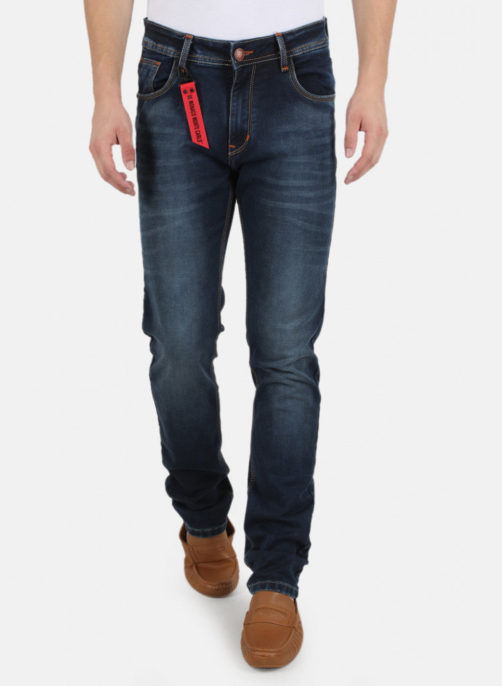 Men Blue Narrow Fit Denim
