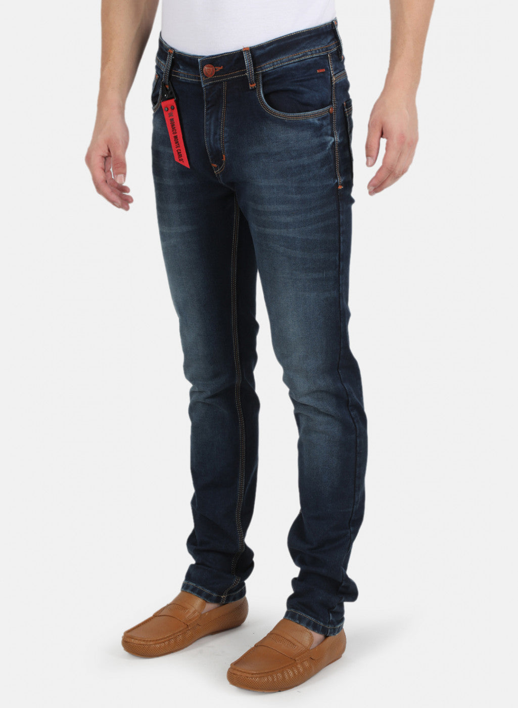 Men Blue Narrow Fit Denim