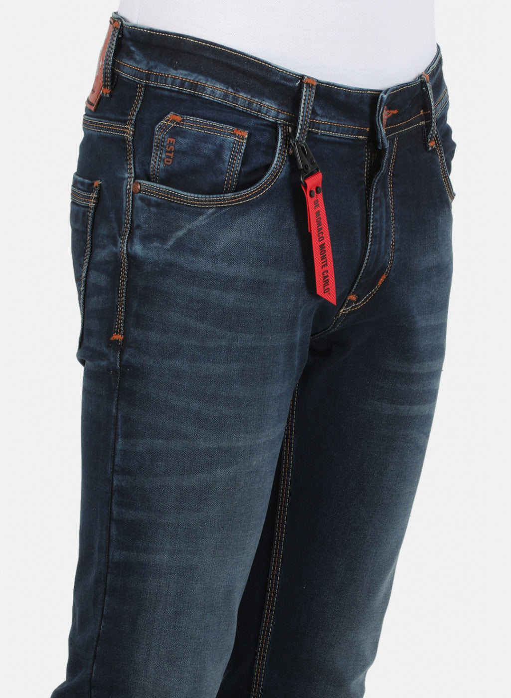 Men Blue Narrow Fit Denim