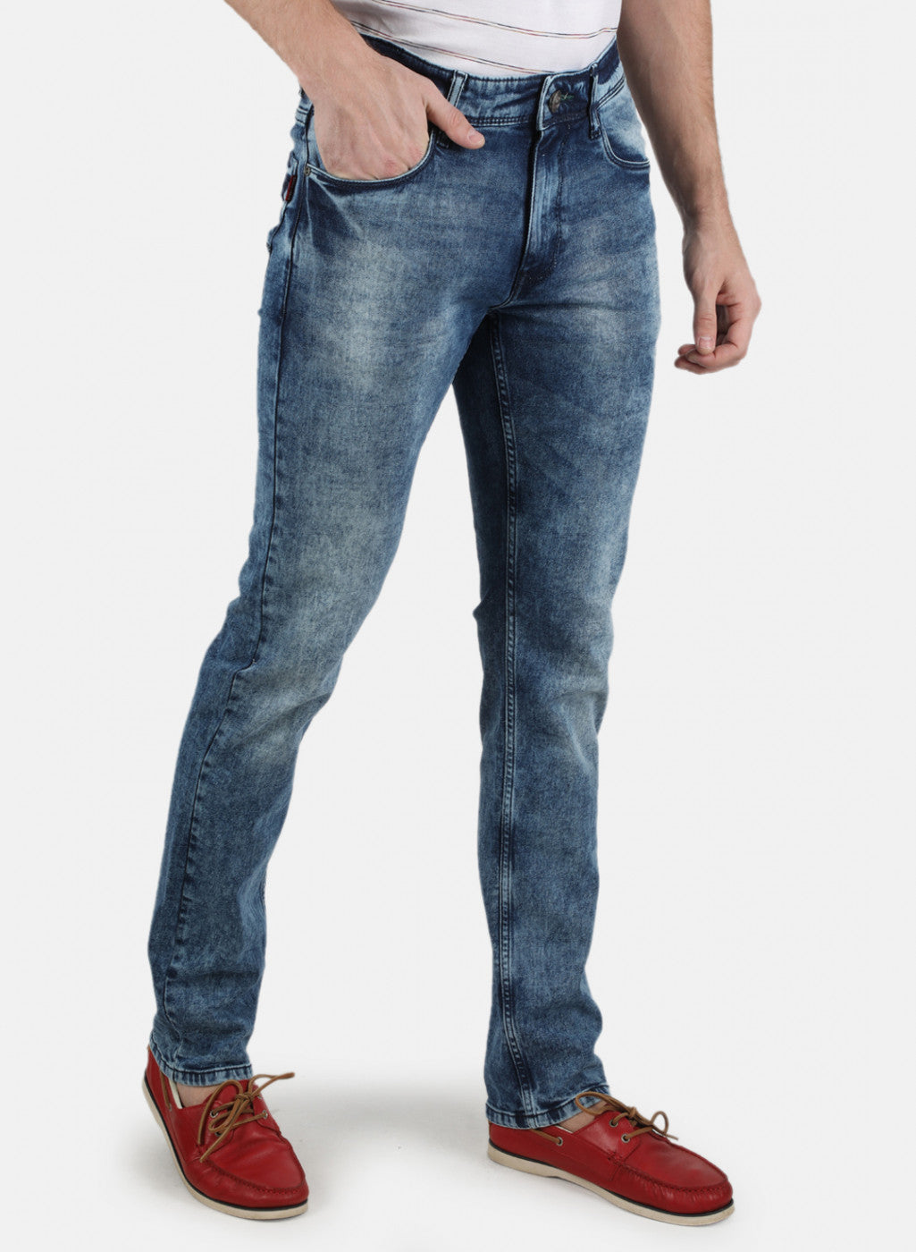 Men Blue Narrow Fit Denim