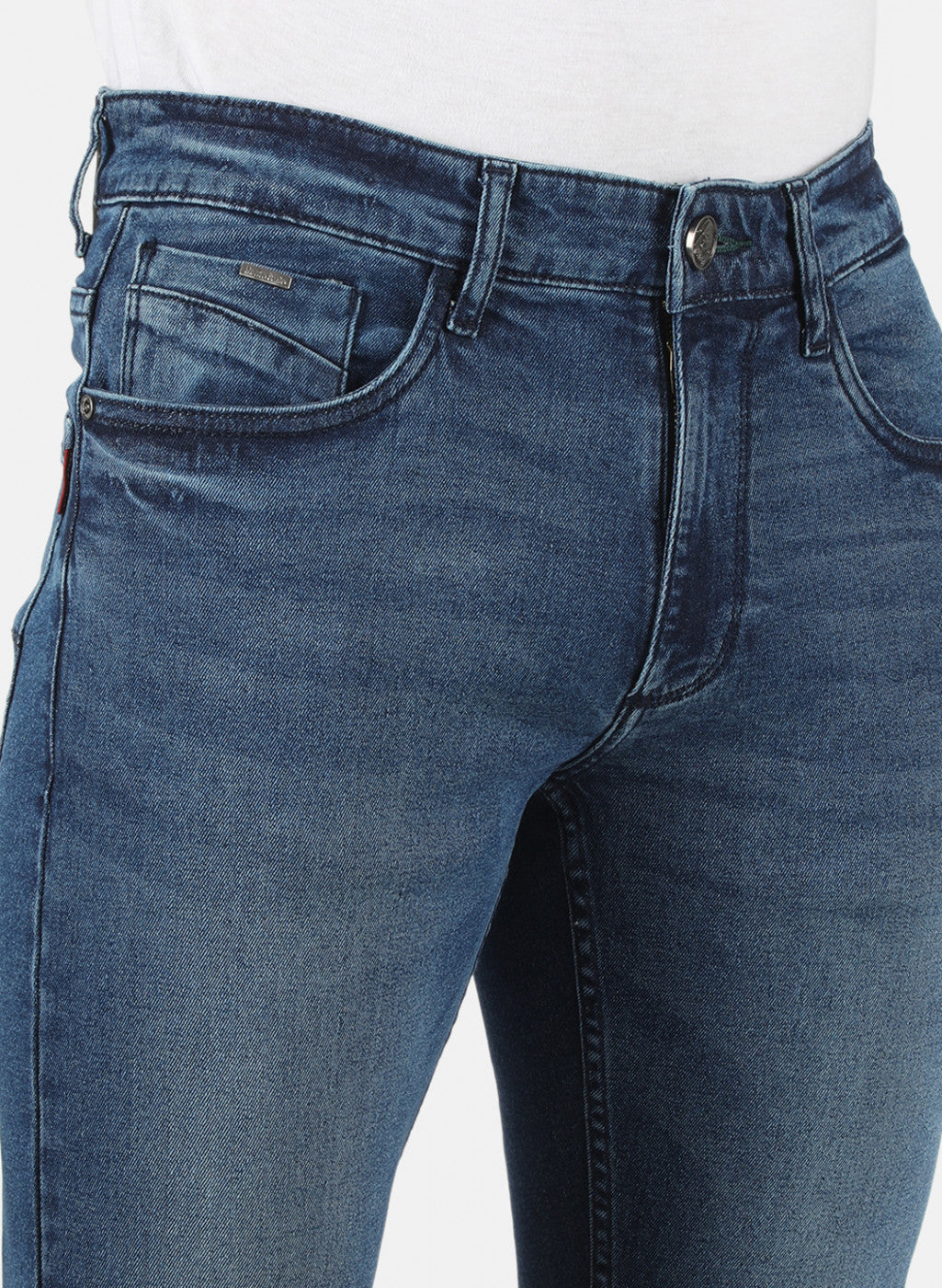 Men Blue Narrow Fit Denim