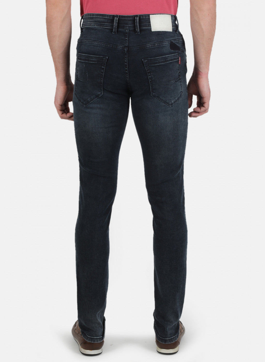 Men Black Skinny Fit Denim