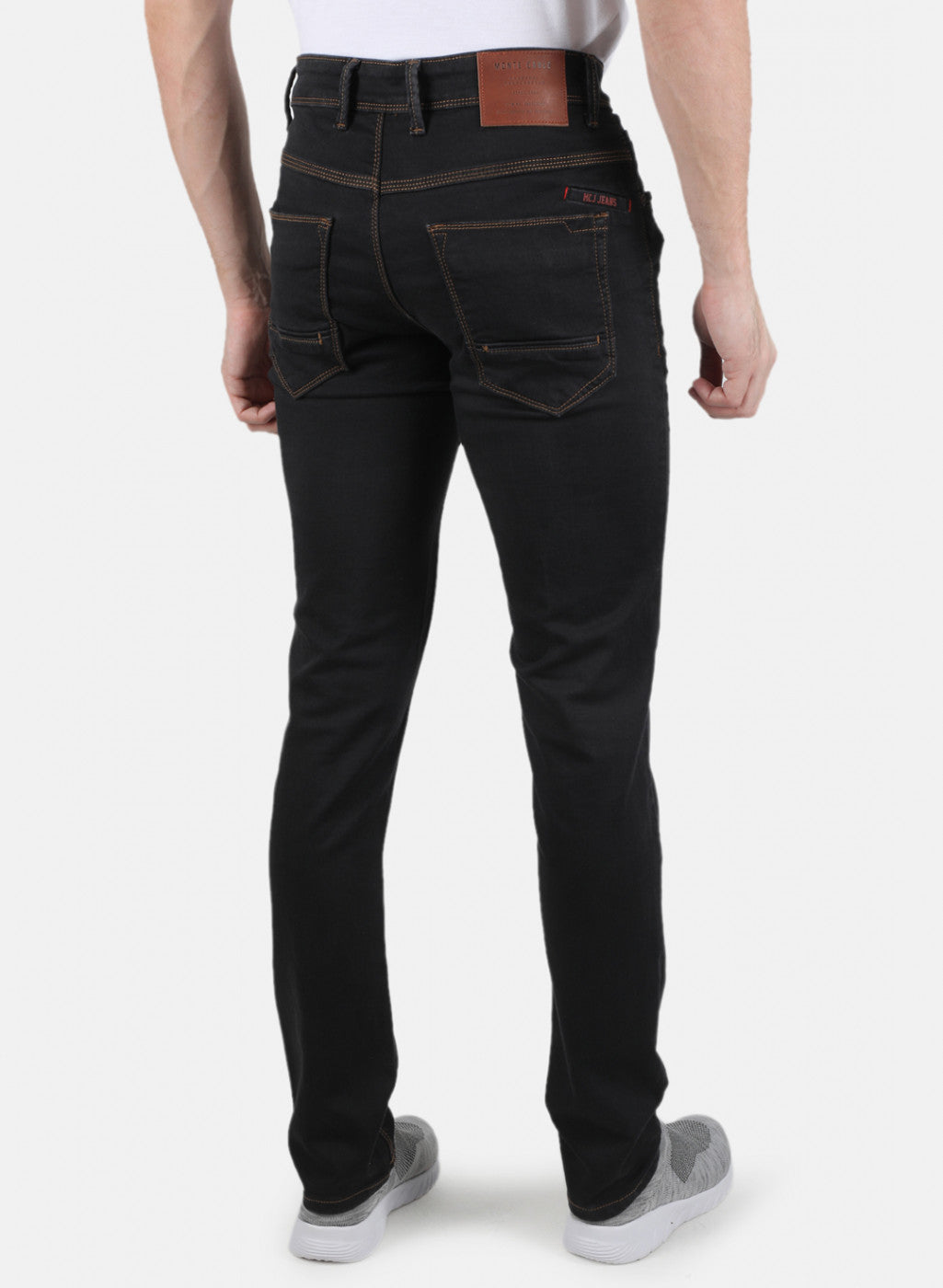 Men Navy Blue Narrow Fit Denim