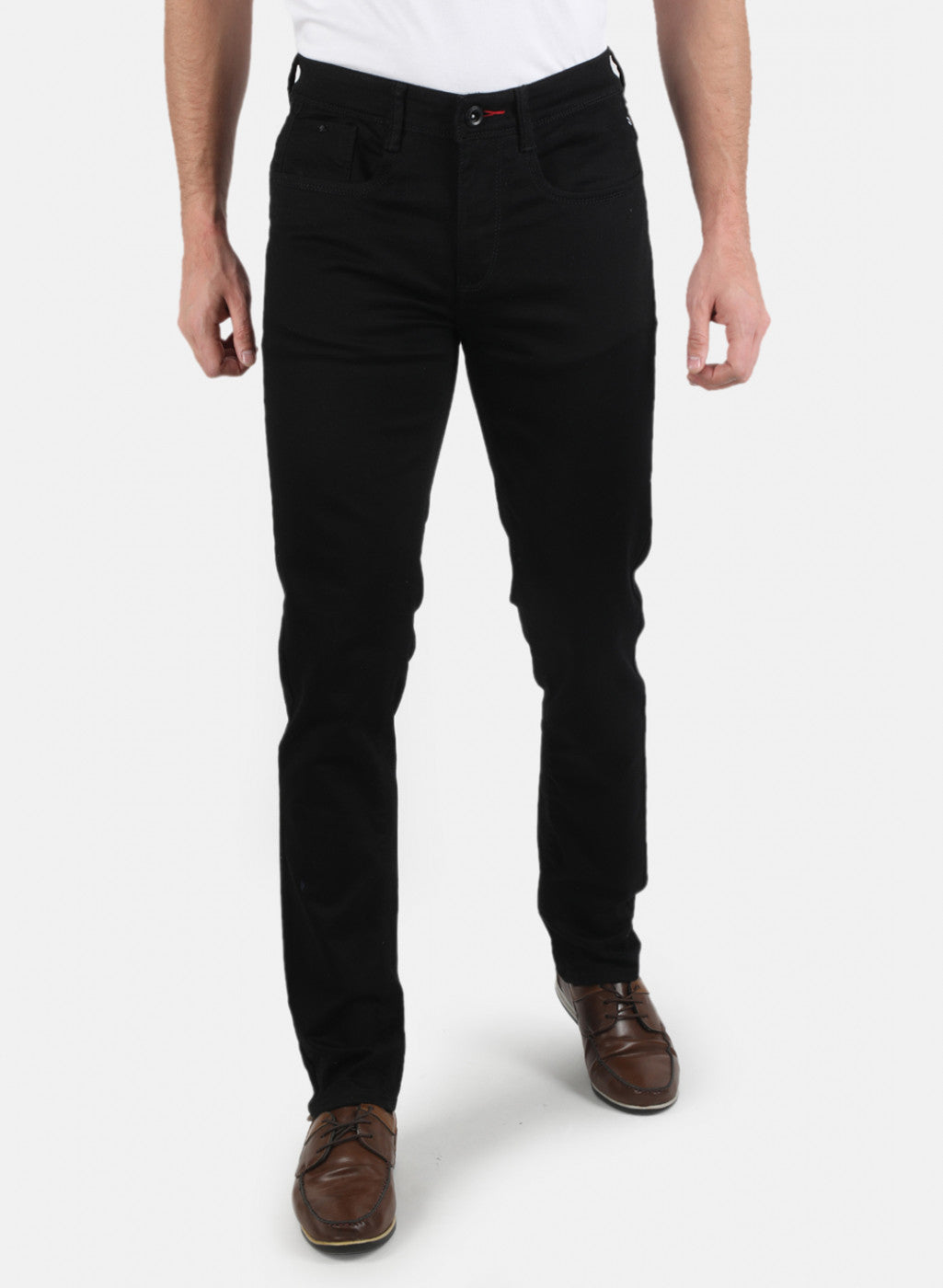Men Black Narrow Fit Denim
