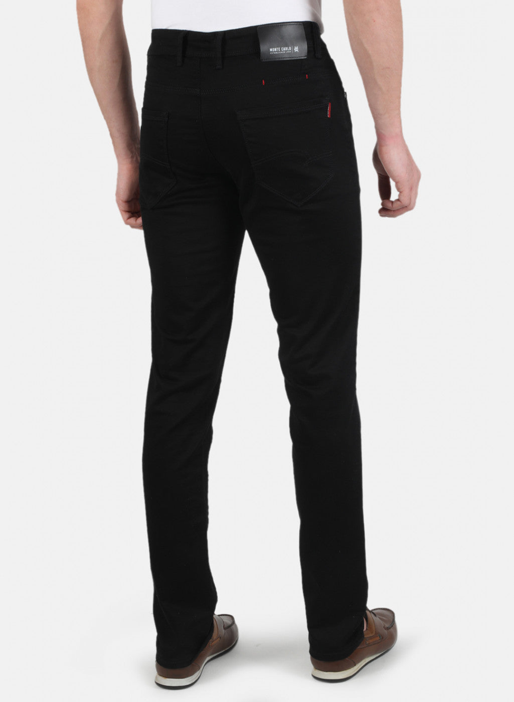 Men Black Narrow Fit Denim
