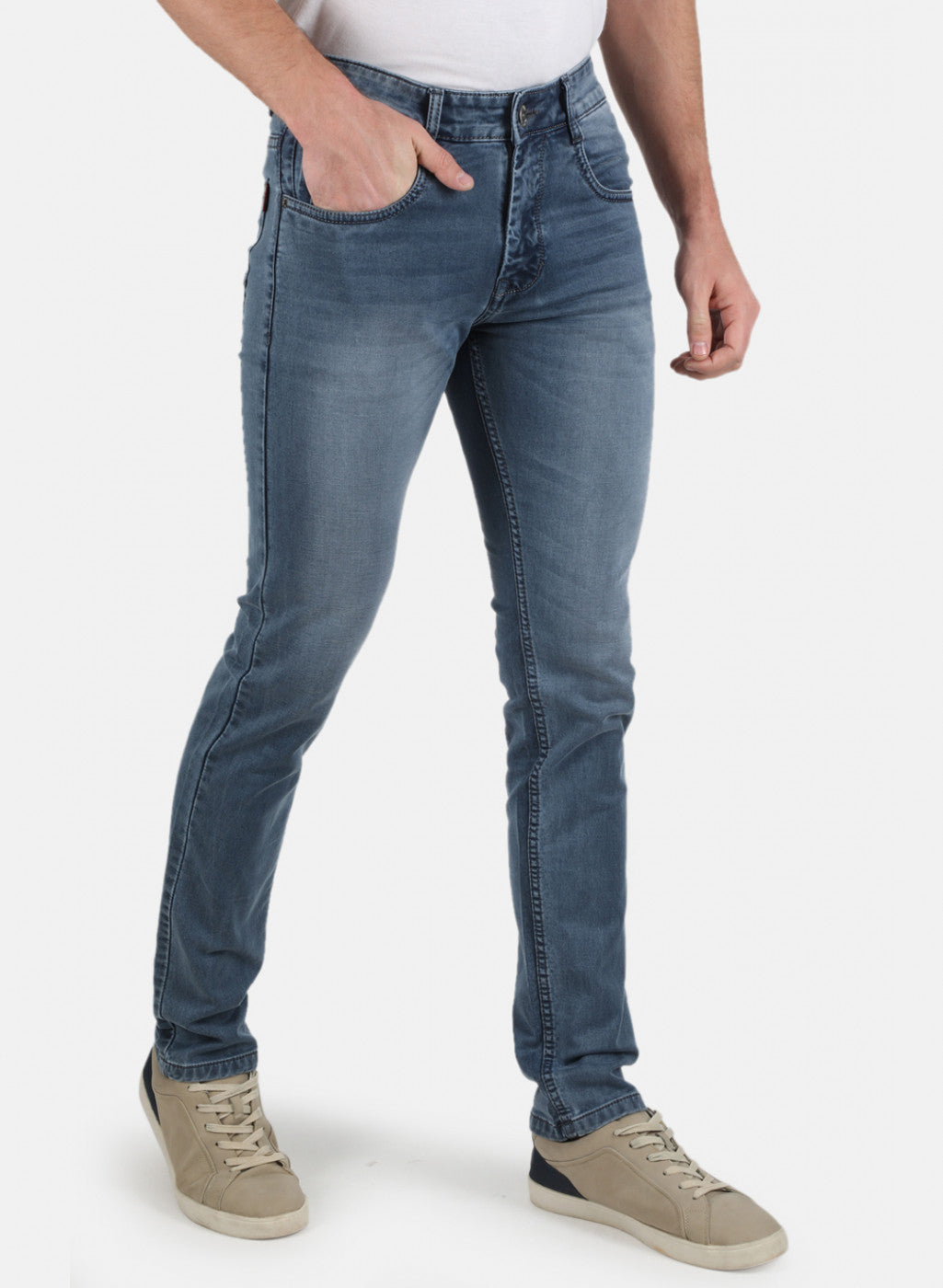 Men Blue Narrow Fit Denim