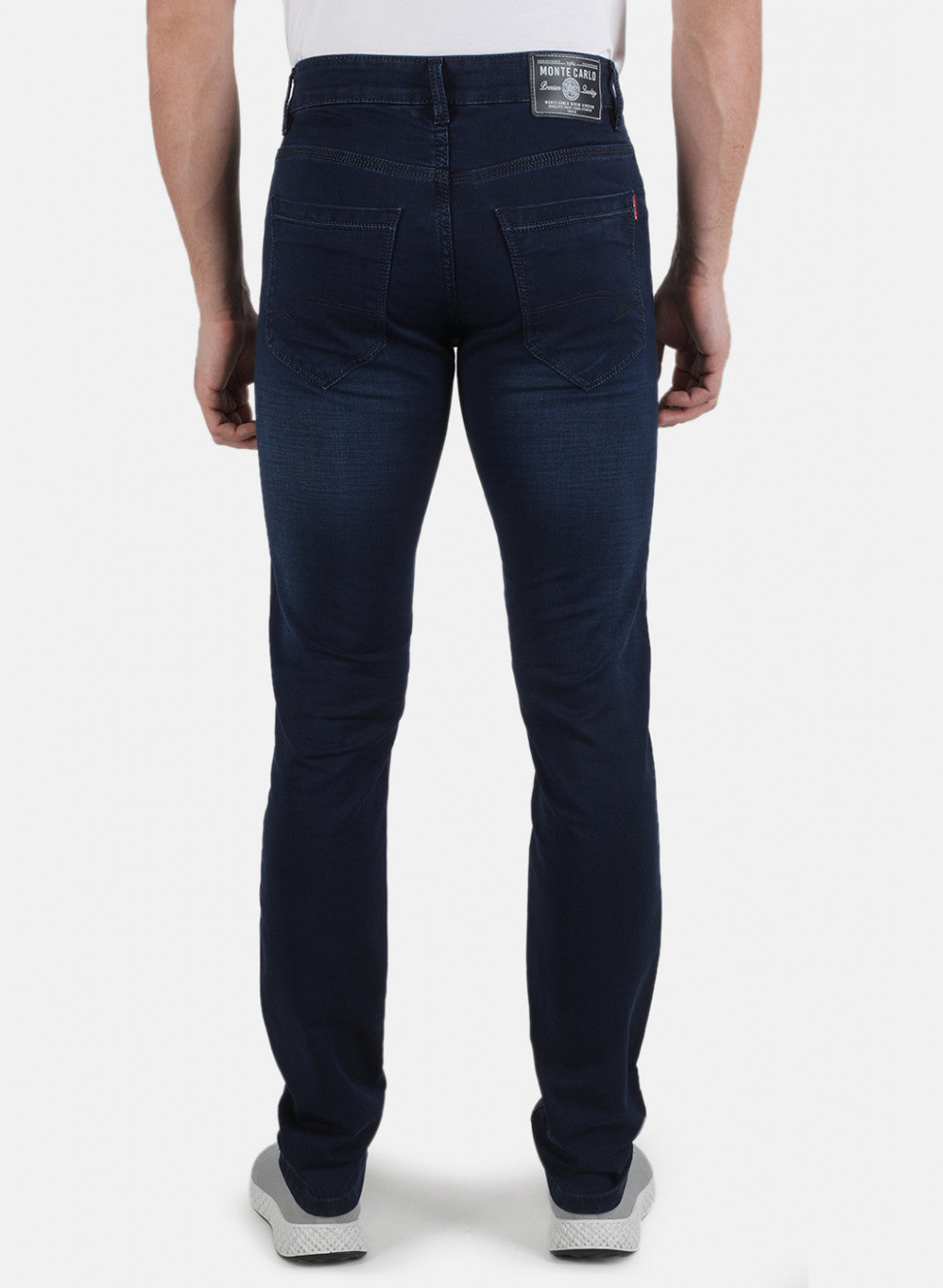 Men Navy Blue Skinny Fit Denim