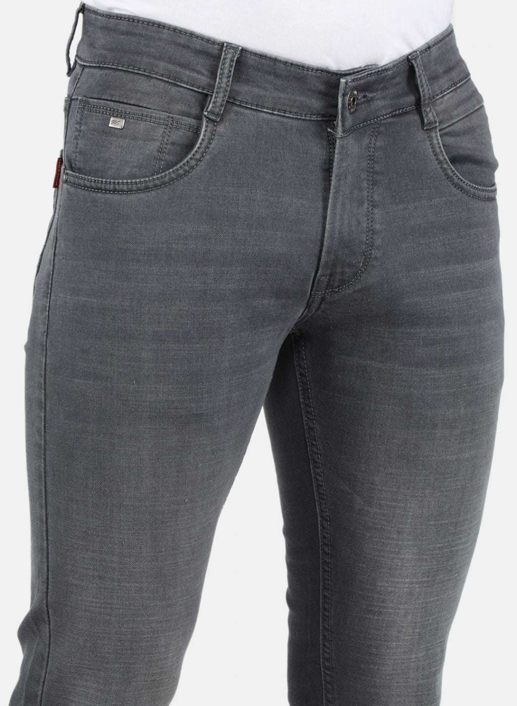 Men Grey Skinny Fit Denim