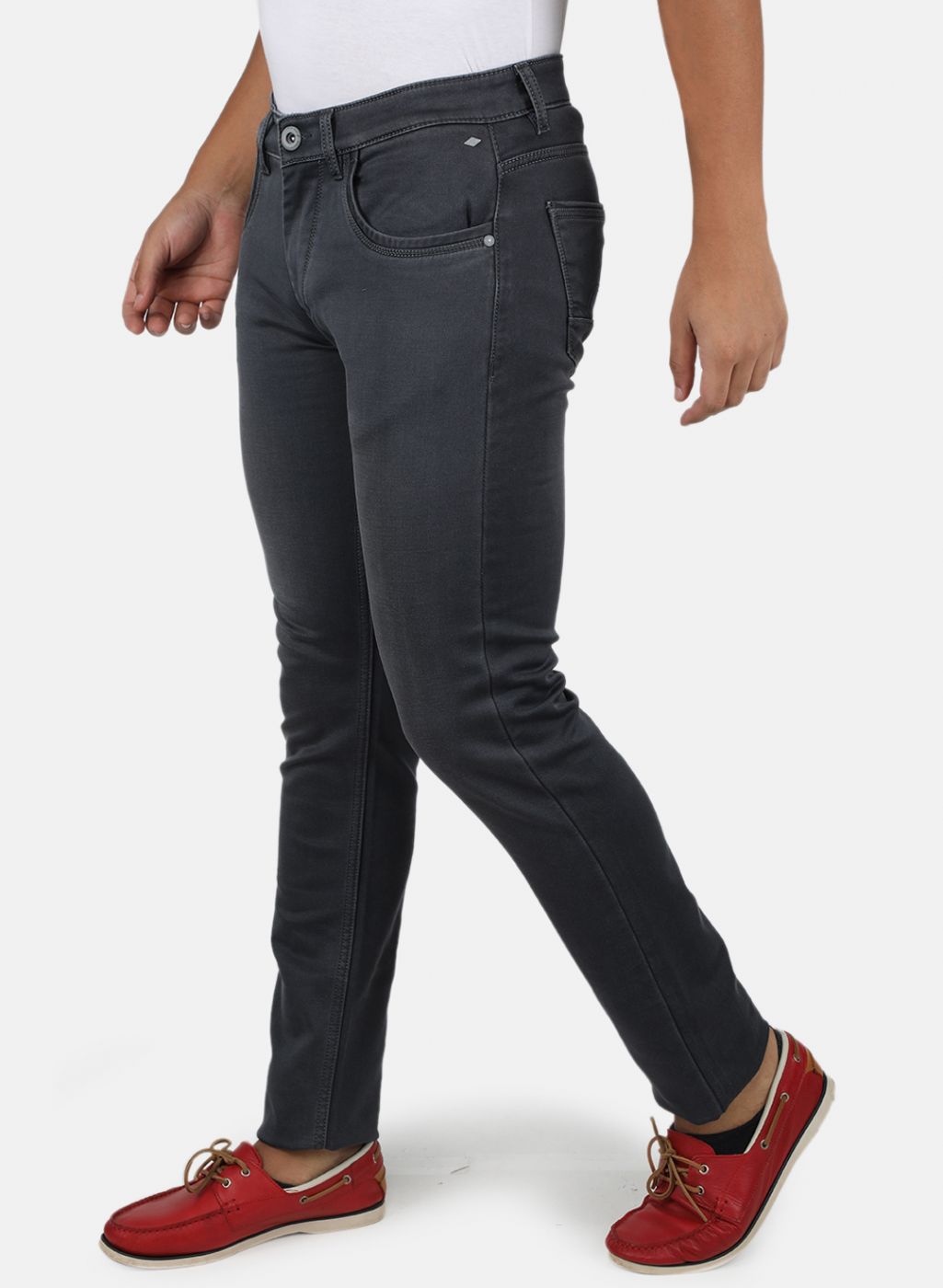 Men Grey Skinny Fit Denim