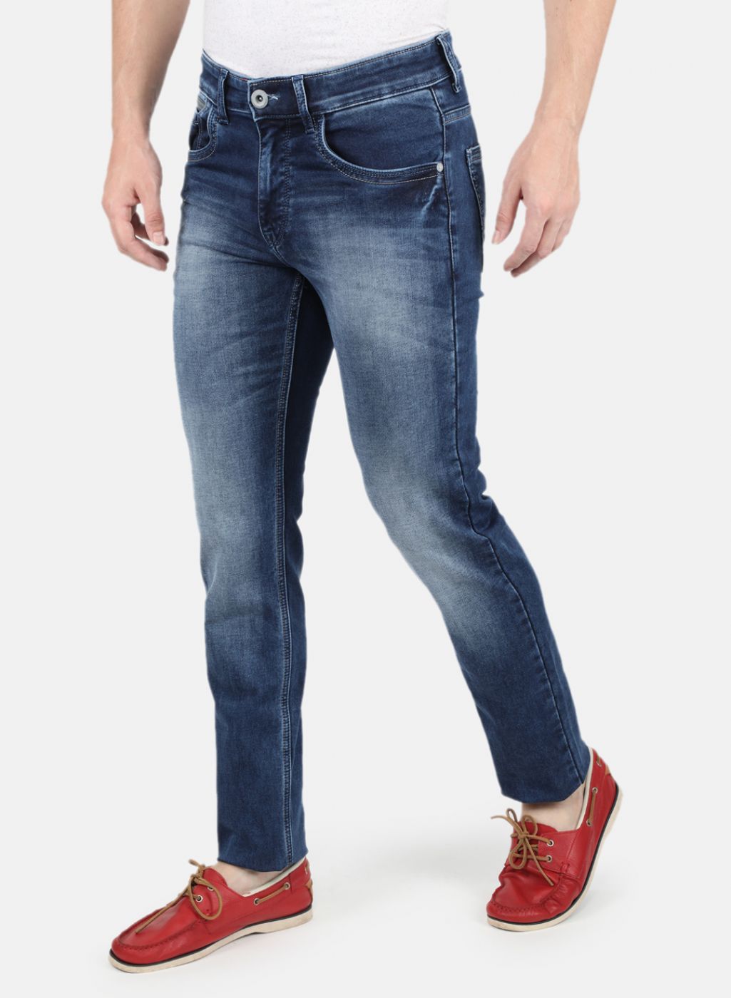 Men Blue Narrow Fit Denim