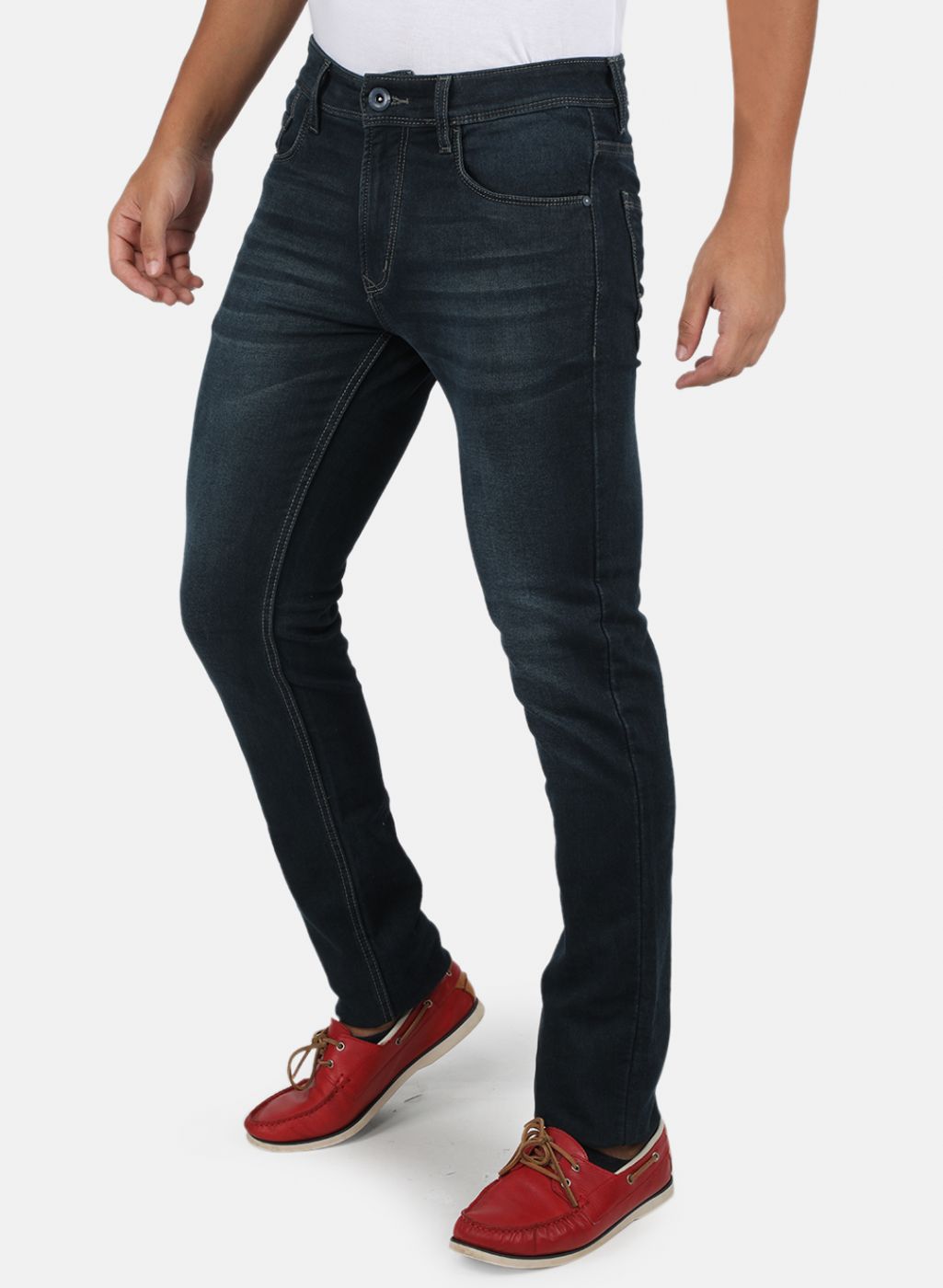 Men Blue Narrow Fit Denim