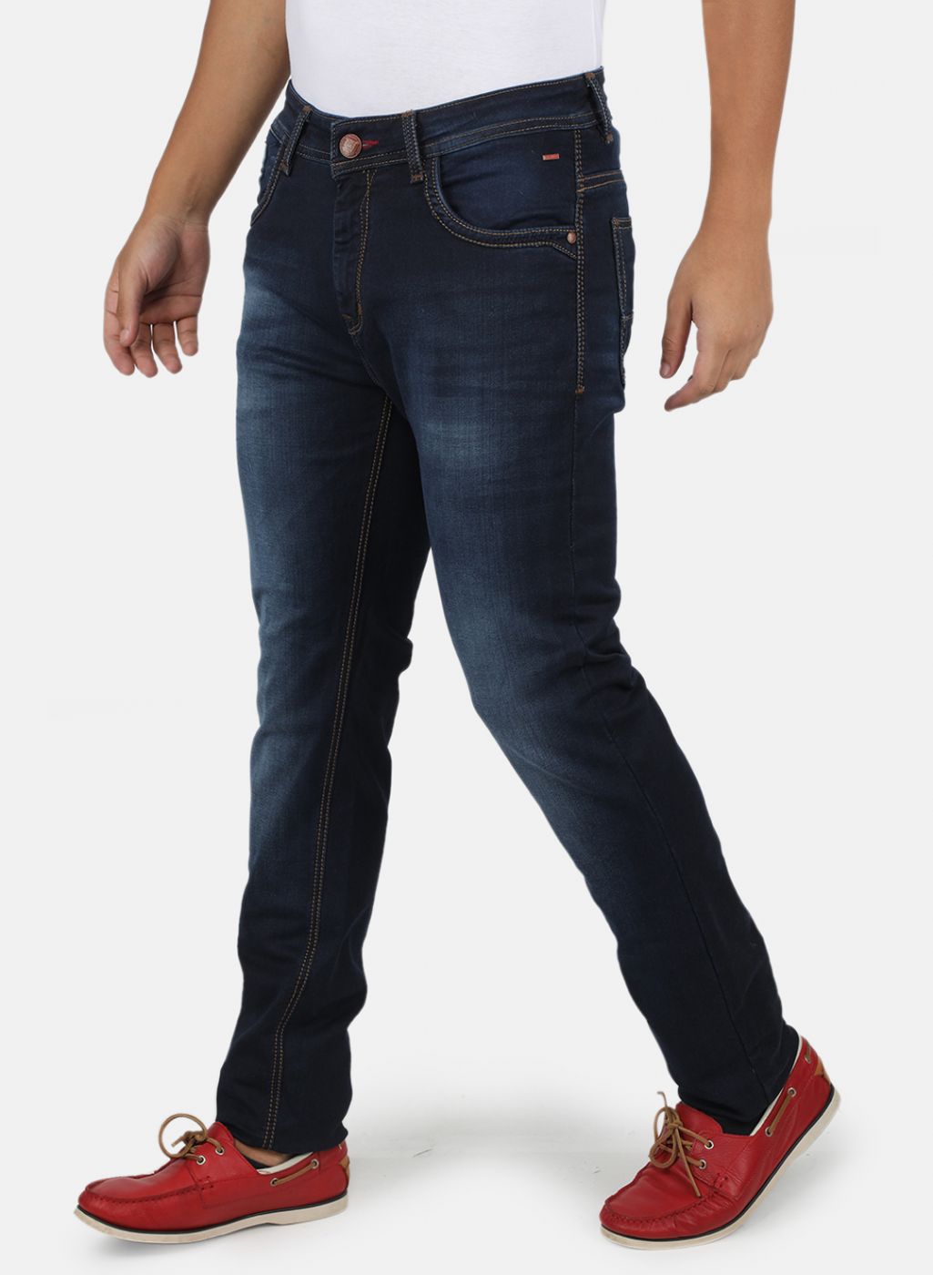 Men Blue Narrow Fit Denim