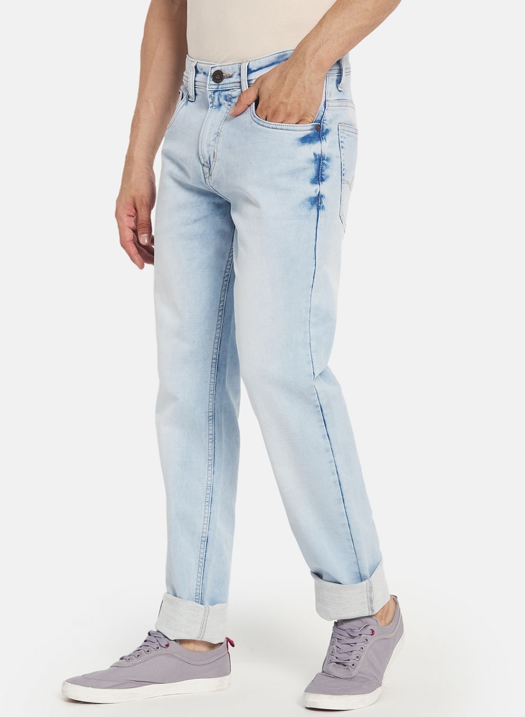 Men Blue Narrow Fit Denim