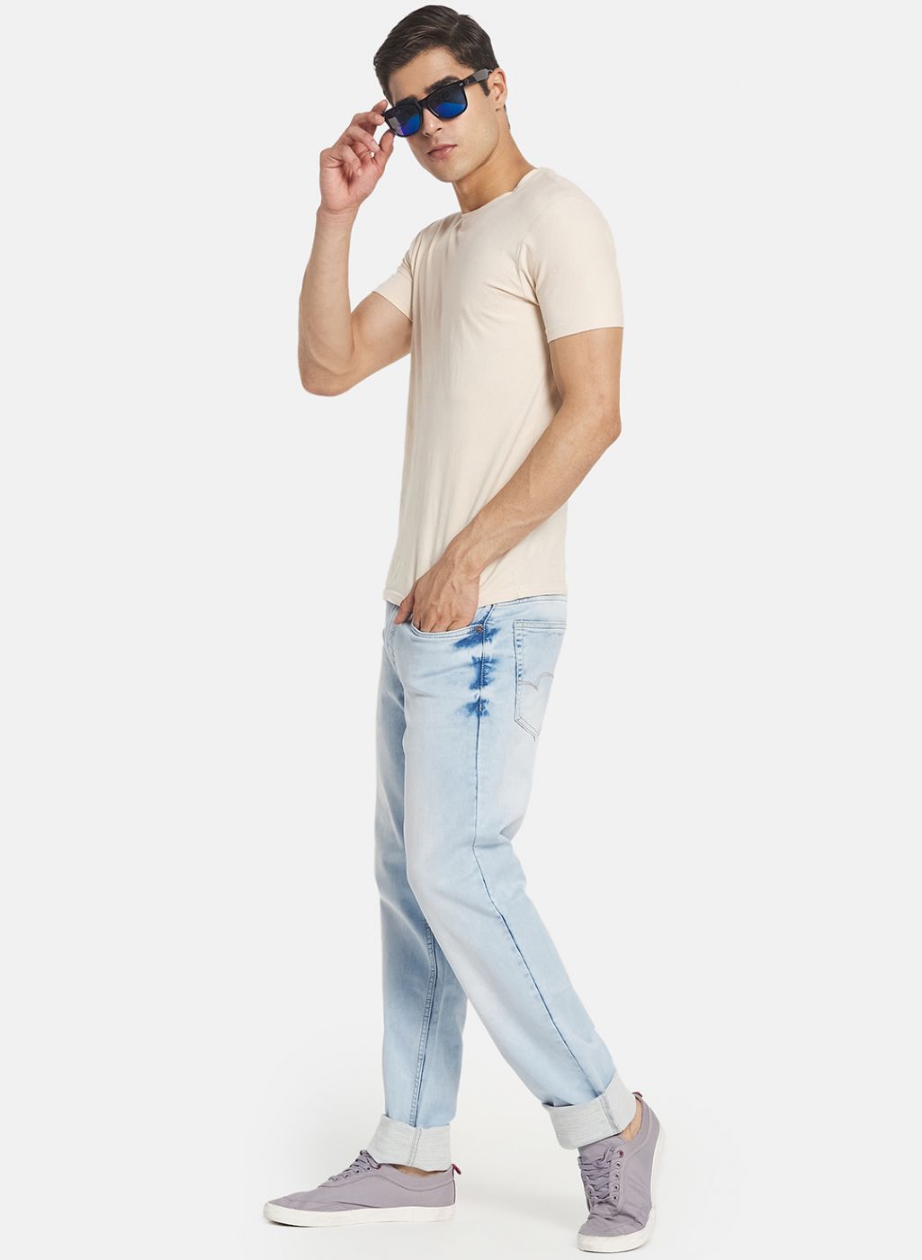 Men Blue Narrow Fit Denim