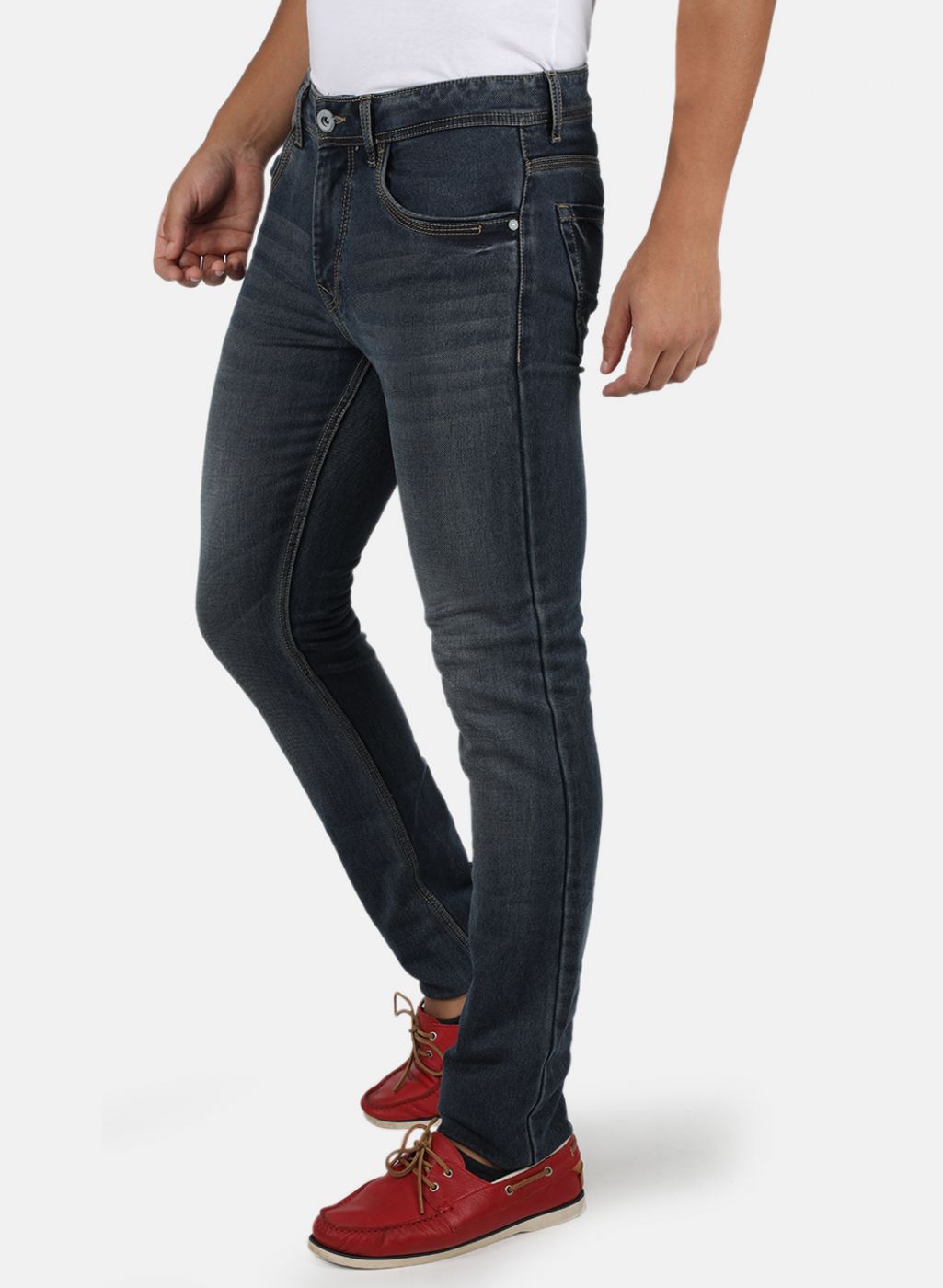 Men Blue Narrow Fit Denim