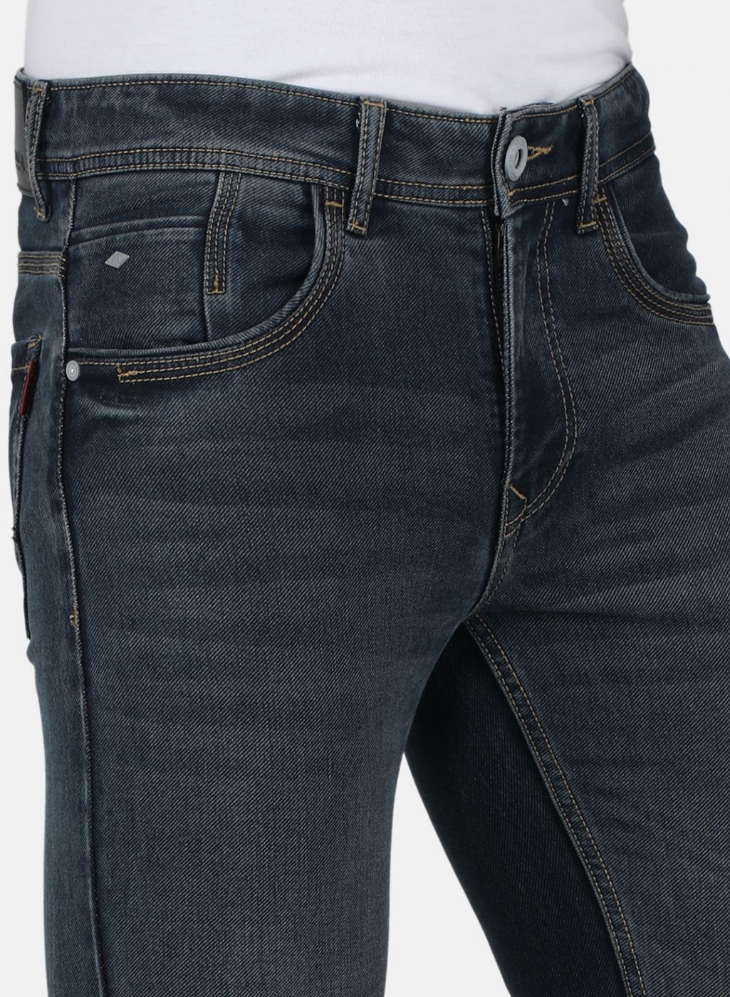 Men Blue Narrow Fit Denim