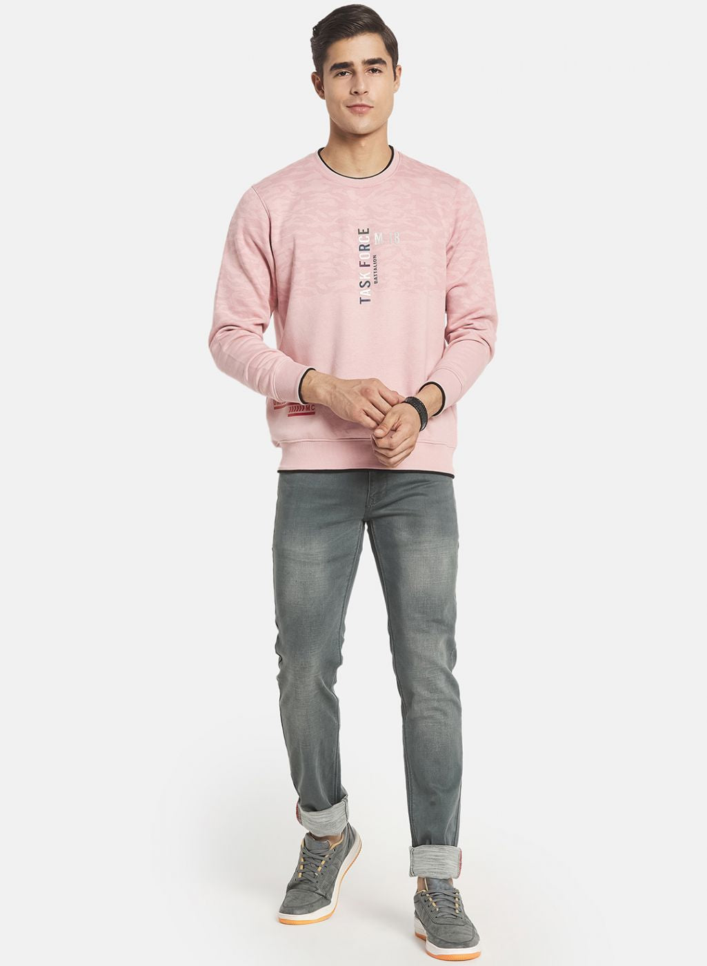 Men Green Skinny Fit Denim