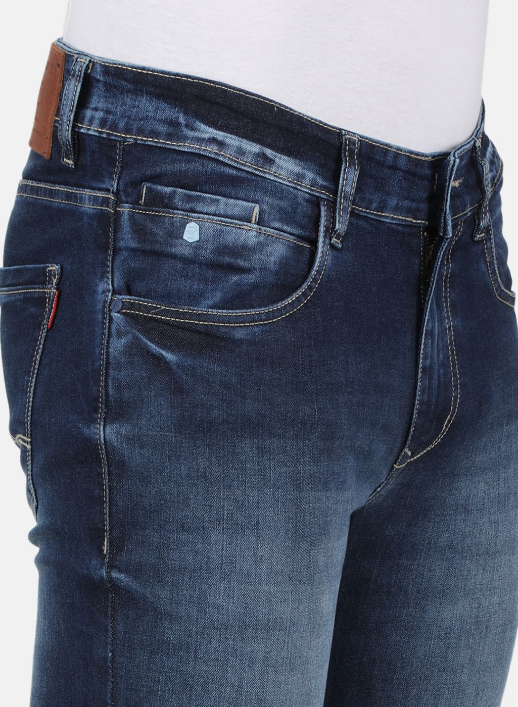 Men Blue Tailor Fit Denim
