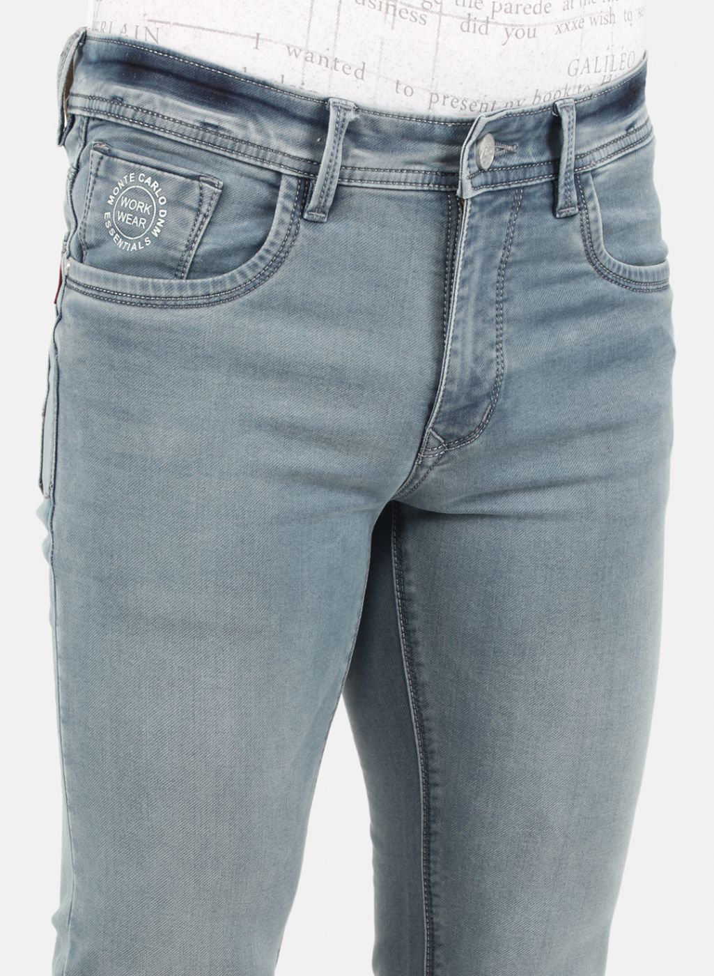 Men Blue Narrow Fit Denim