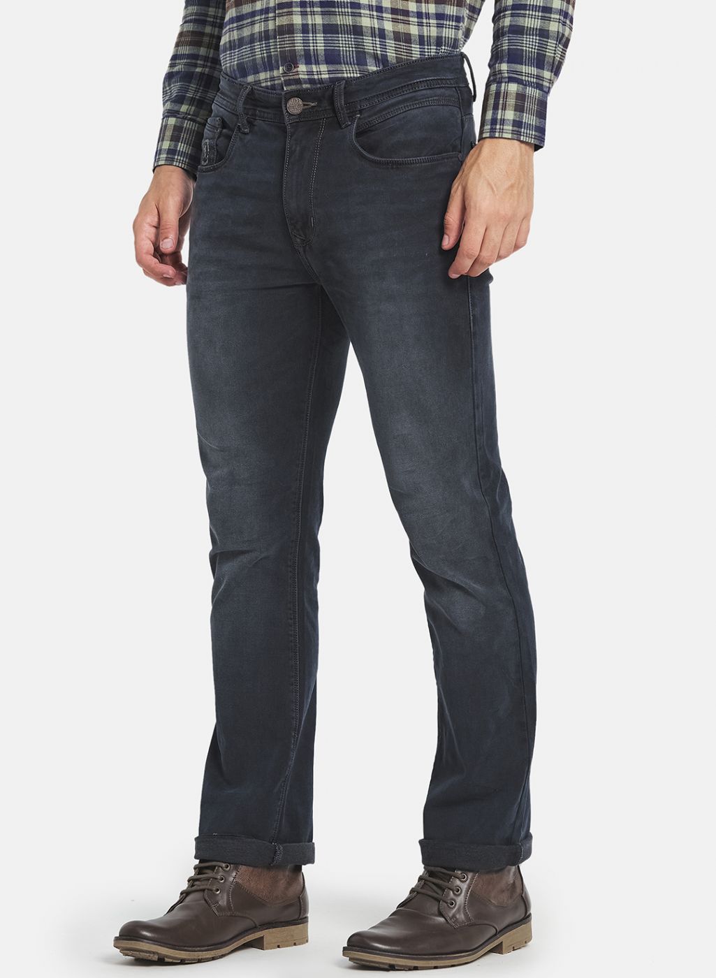 Men Blue Narrow Fit Denim