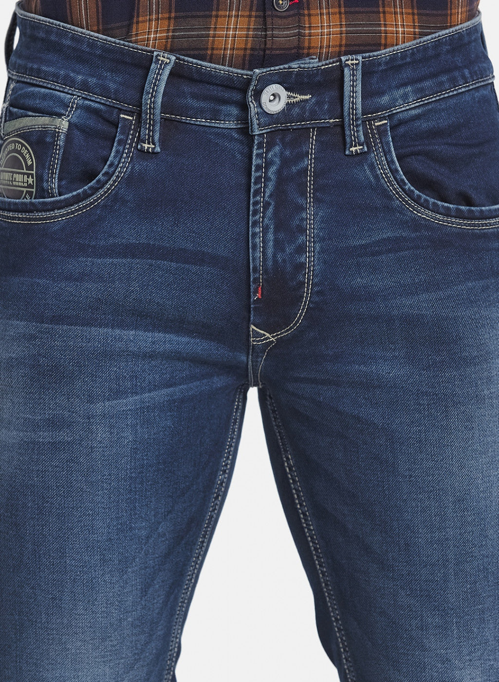 Men Blue Narrow Fit Denim