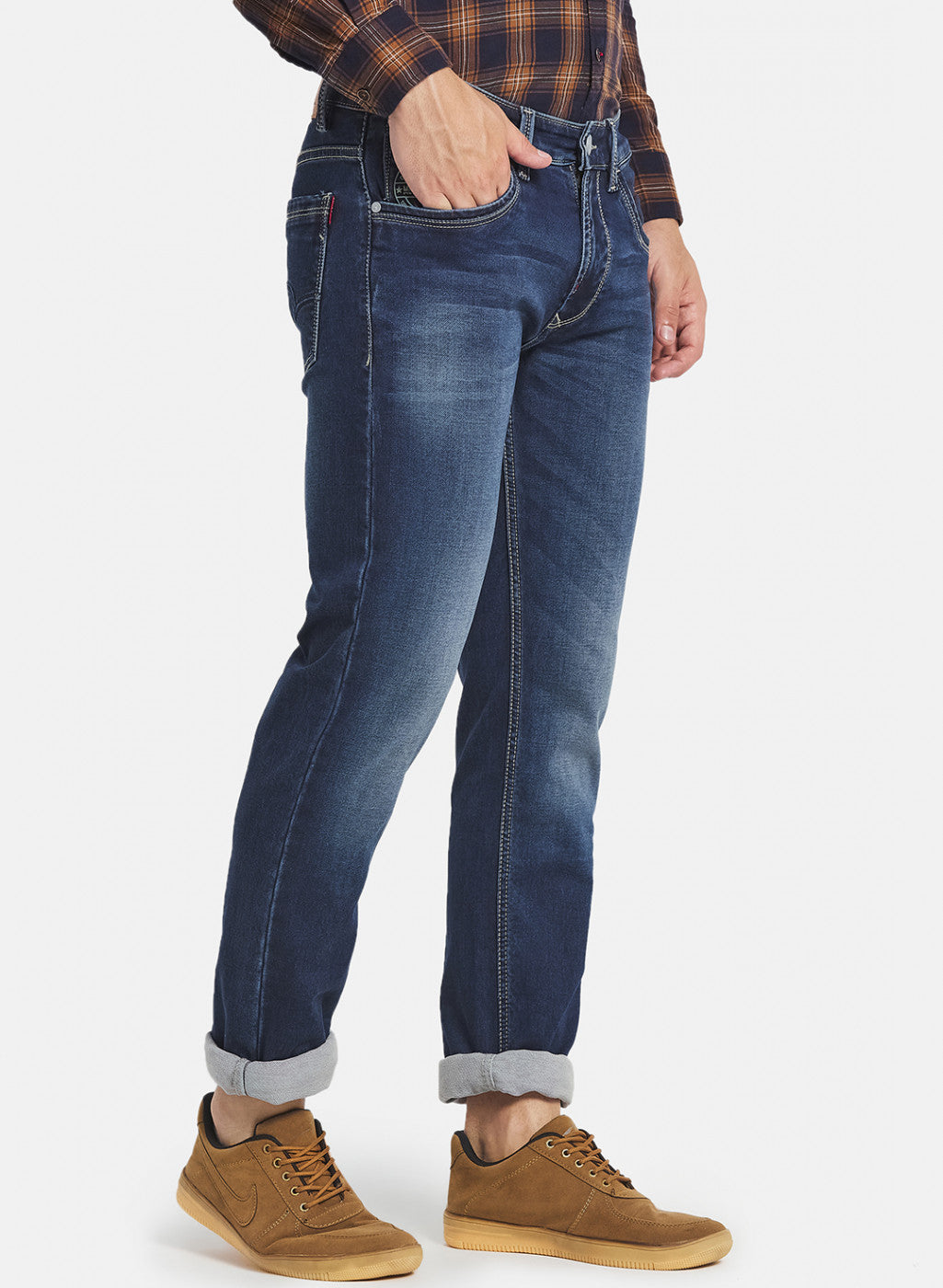 Men Blue Narrow Fit Denim