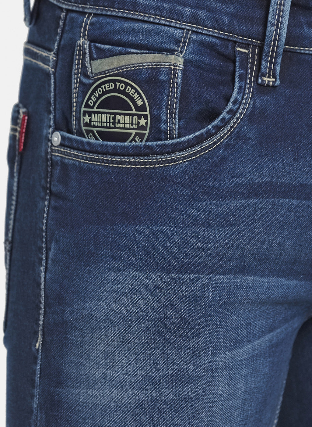 Men Blue Narrow Fit Denim