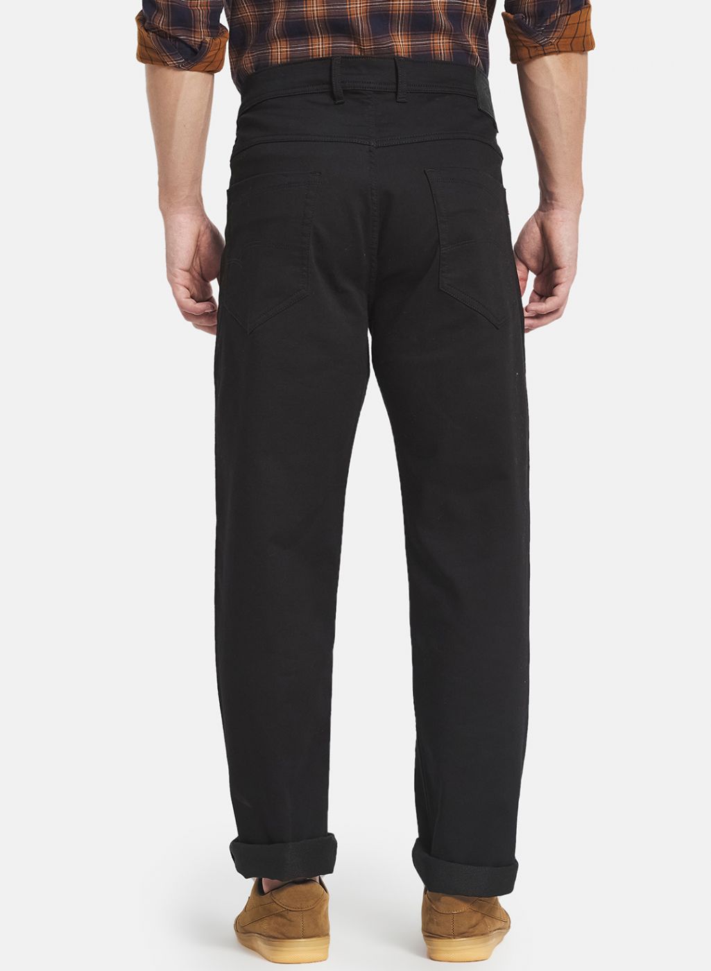 Men Black NArrow Fit Denim