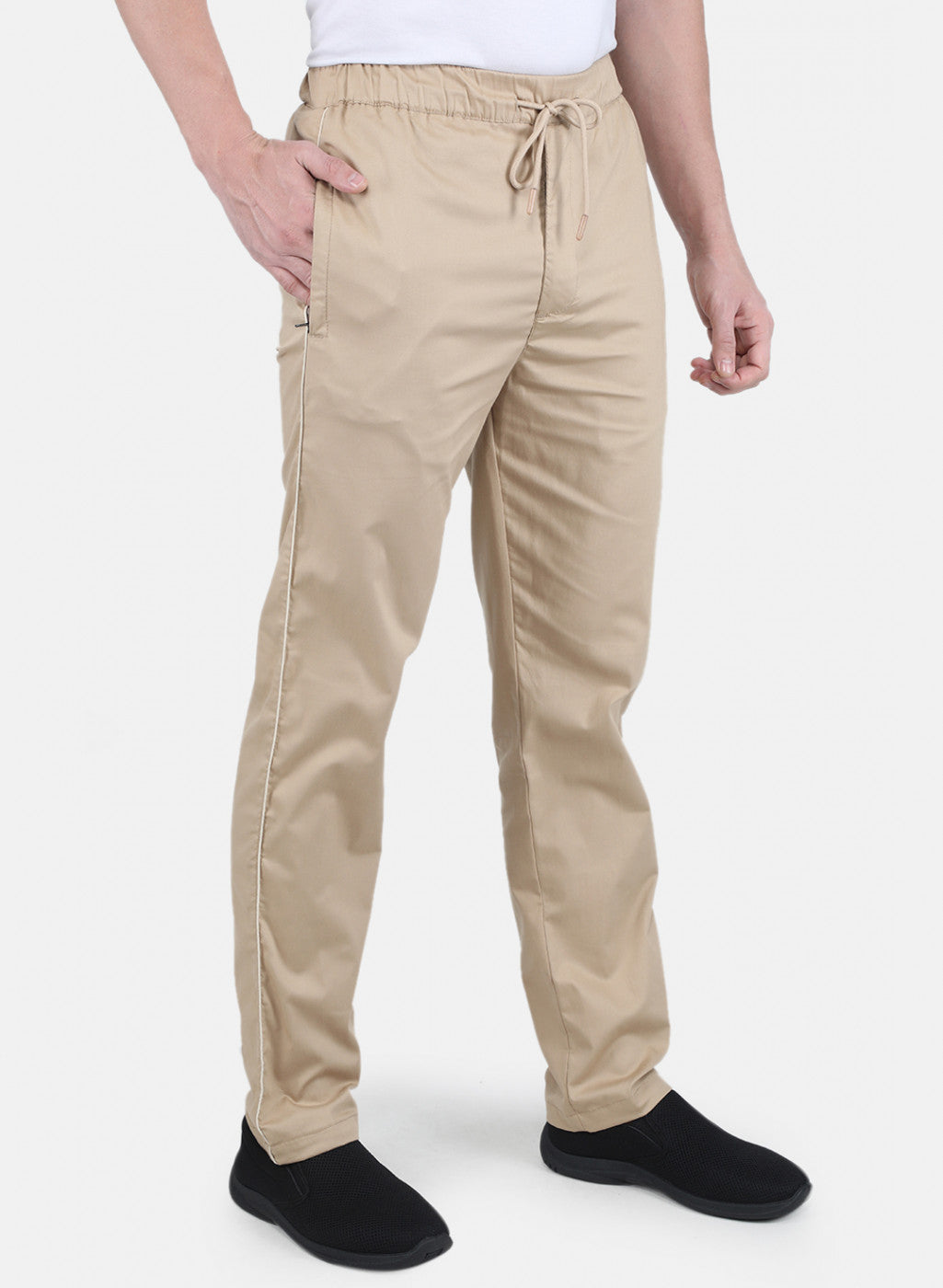Men Khaki Smart Fit Lower