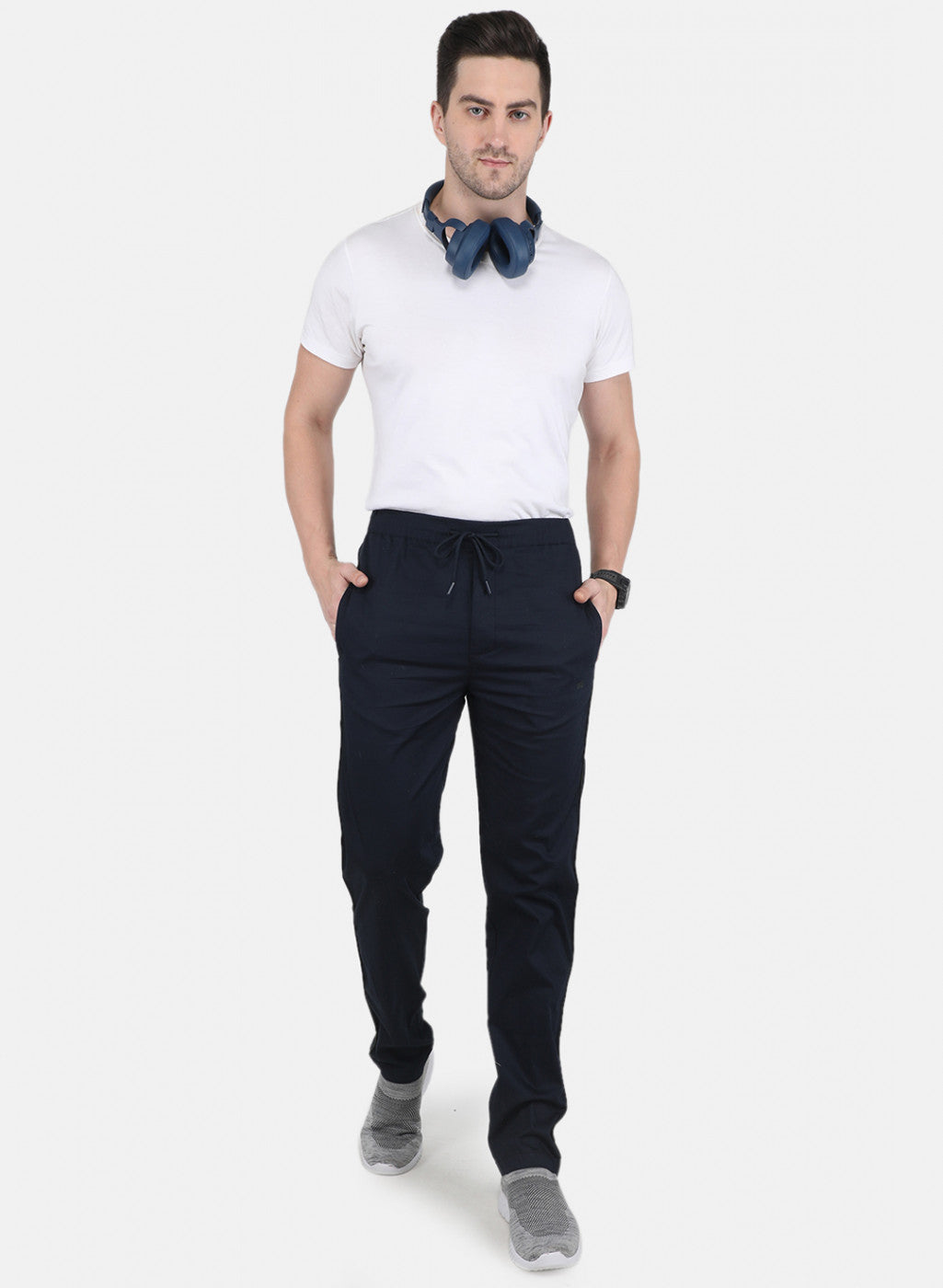 Men Blue Smart Fit Lower