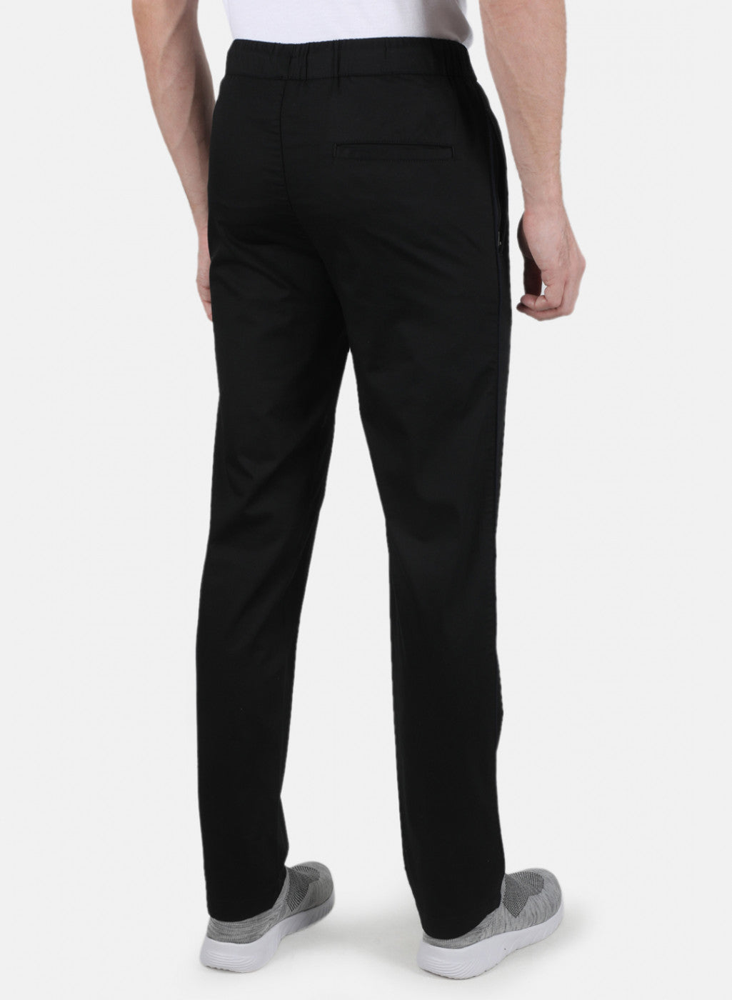 Men Black Plain Lower