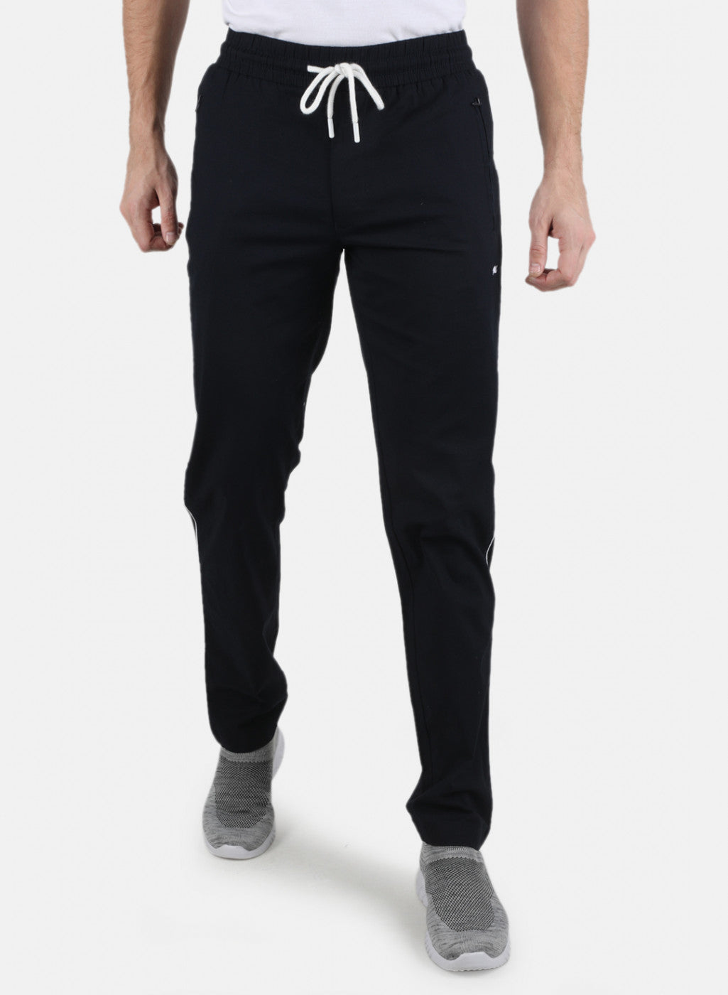 Men NAvy Blue Plain Lower